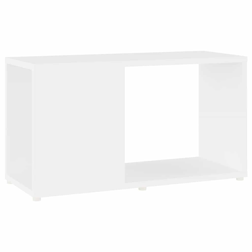 vidaXL ТВ шкаф бял 60x24x32 см инженерно дърво