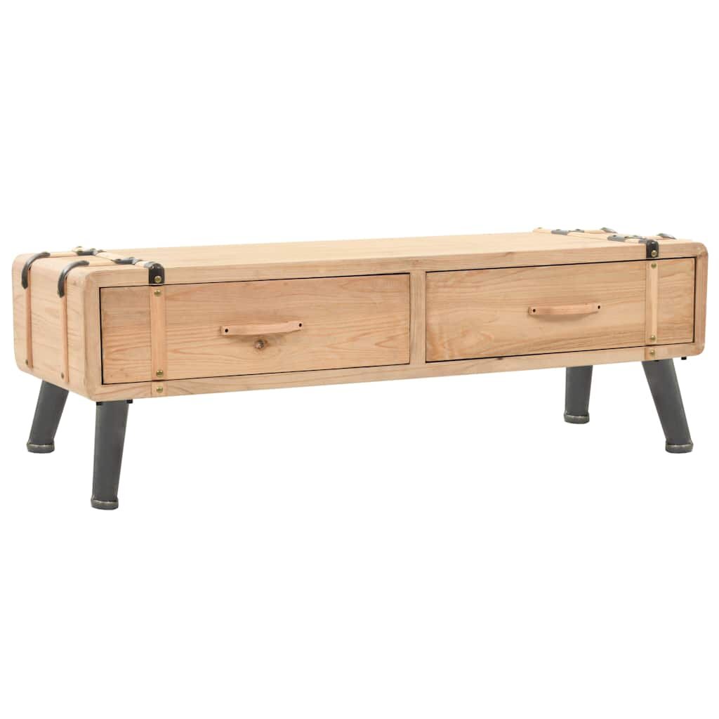 vidaXL ТВ шкаф чам масив 120x33x35 см