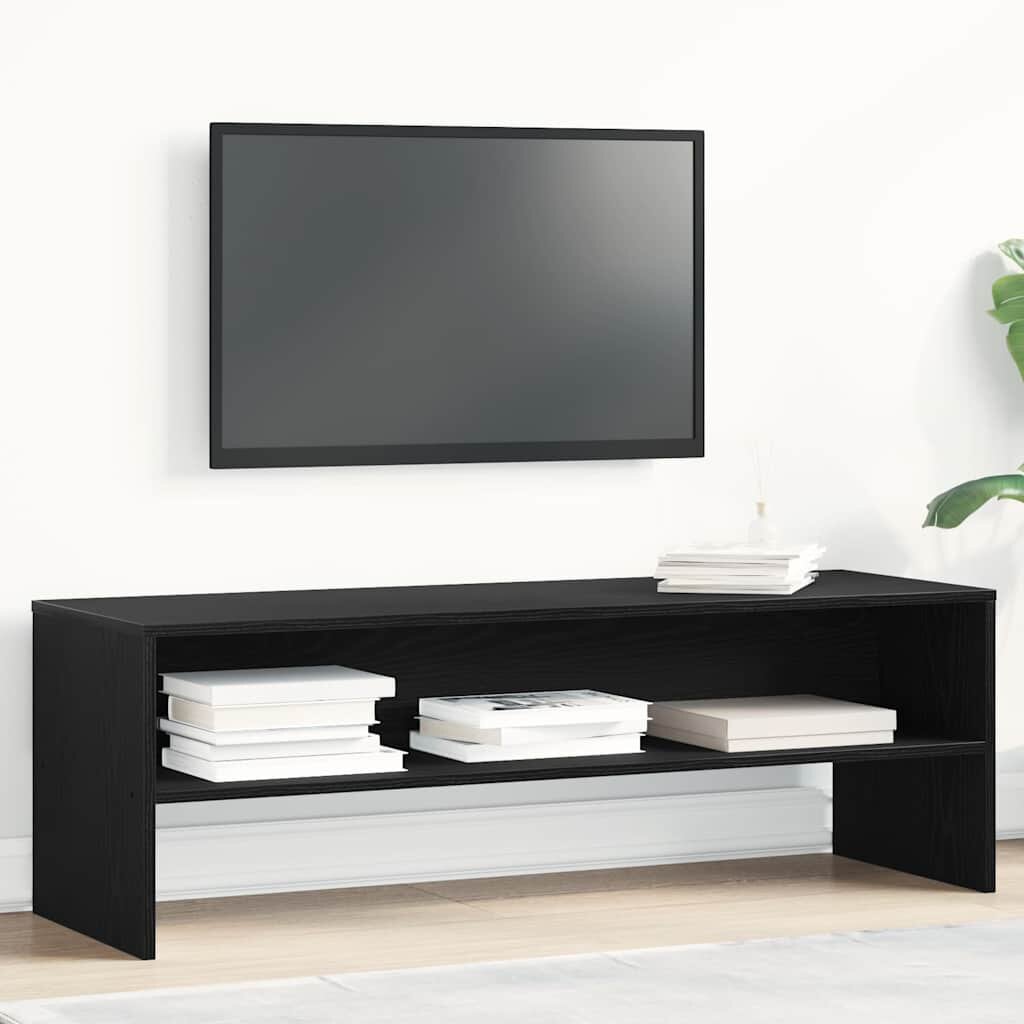 vidaXL ТВ шкаф Черен дъб 120x40x40 cm Инженерна дървесина
