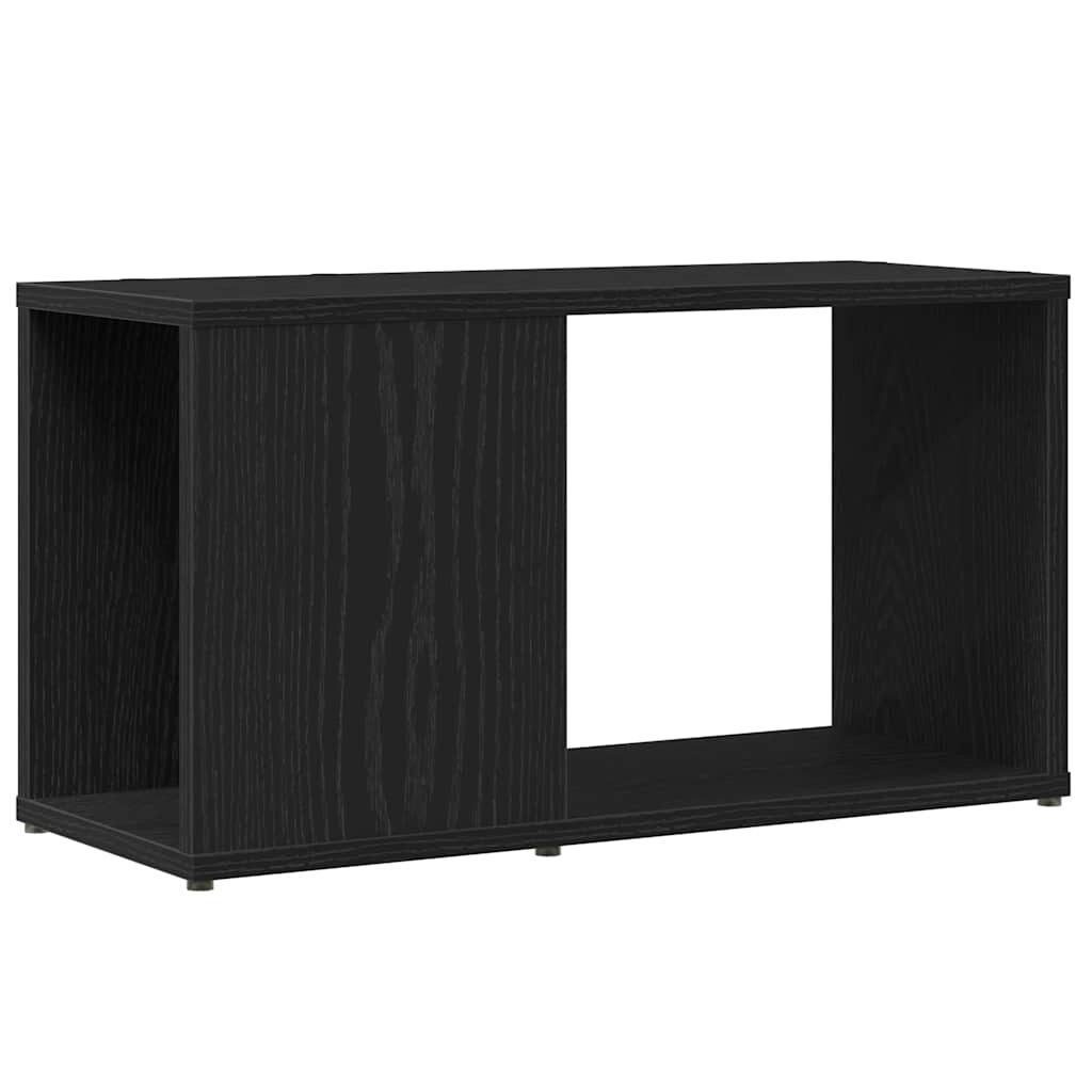 vidaXL ТВ шкаф Черен дъб 60x24x32 cm Инженерна дървесина