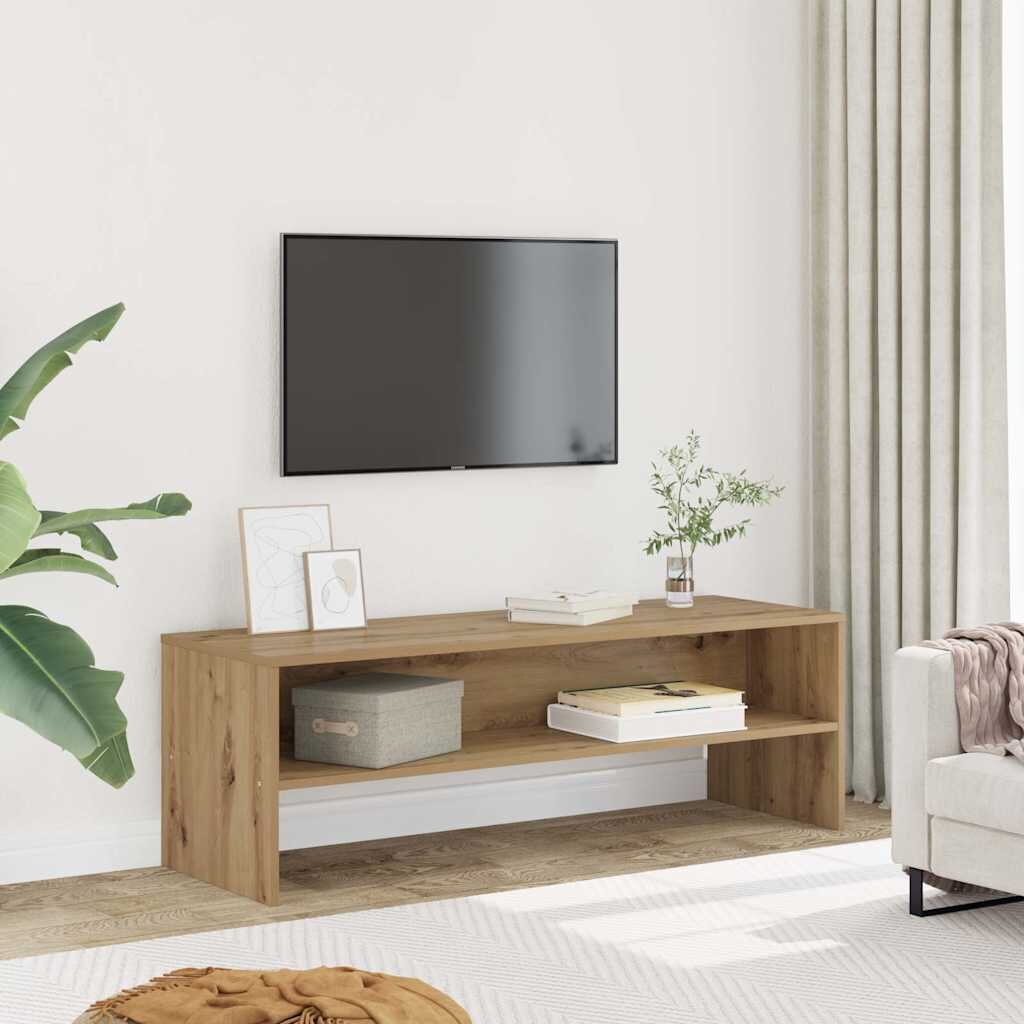 vidaXL ТВ шкаф дъб артизан 120x40x40 см инженерно дърво