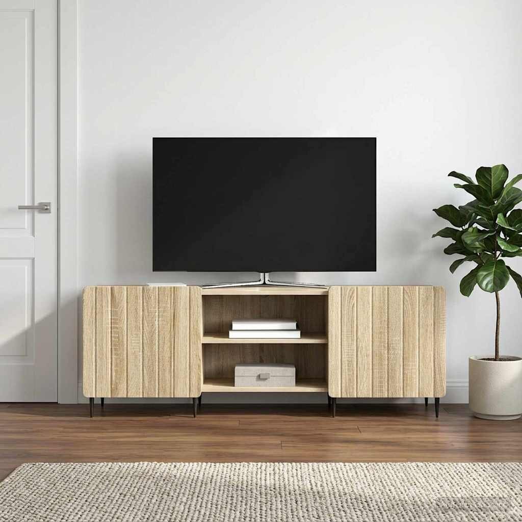 vidaXL ТВ шкаф Дъб сонома 150 x 31 x 52 см Инженерна дървесина