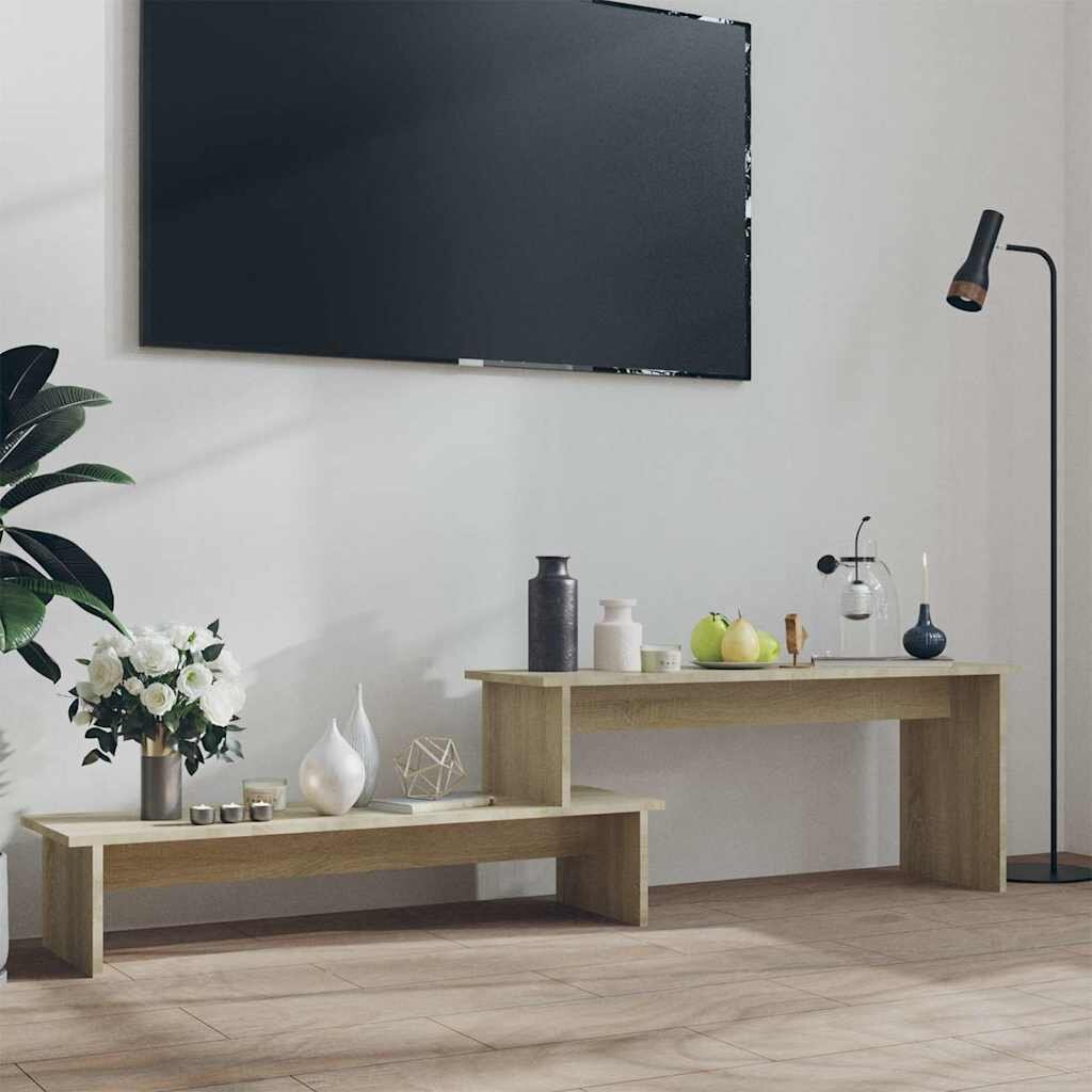 vidaXL ТВ шкаф дъб сонома 180x30x43 см инженерно дърво