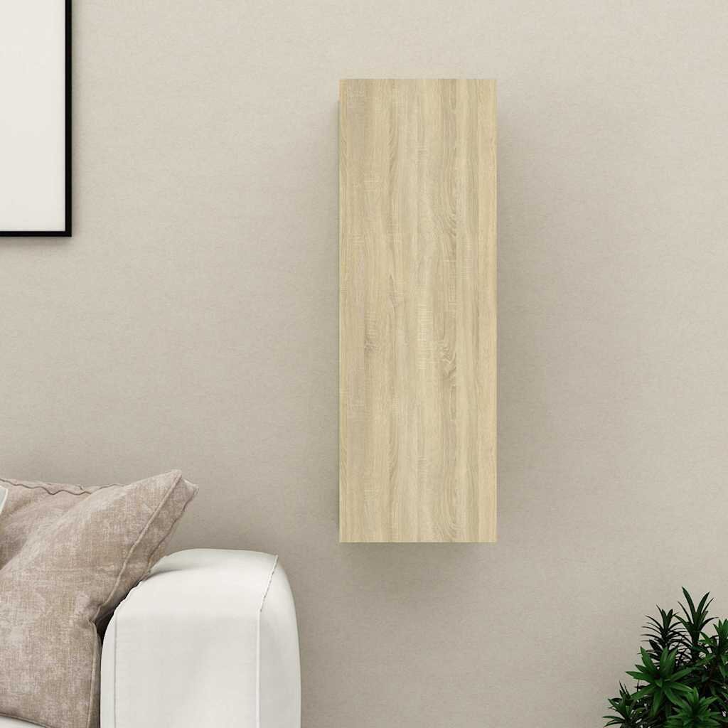 vidaXL ТВ шкаф дъб сонома 305x30x90 см инженерно дърво