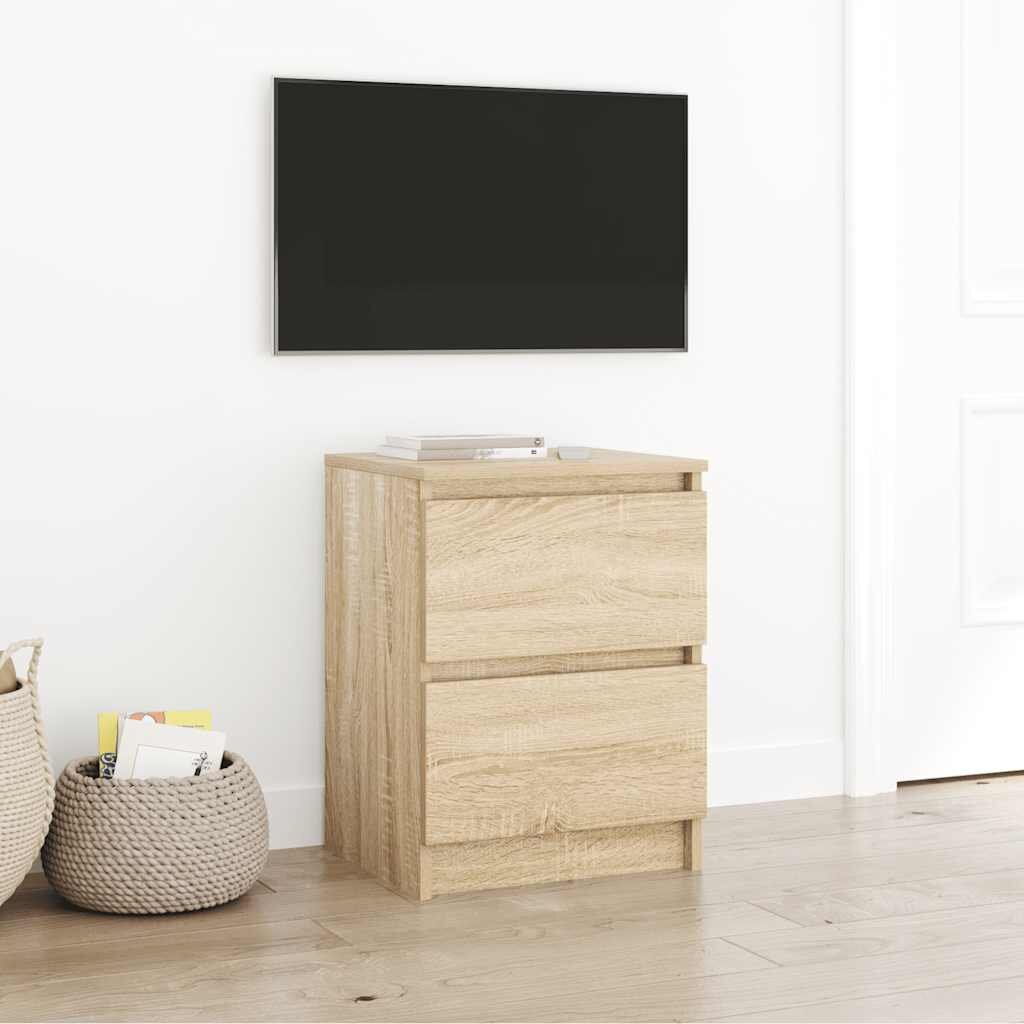vidaXL ТВ шкаф дъб сонома 40x35x54 см инженерно дърво
