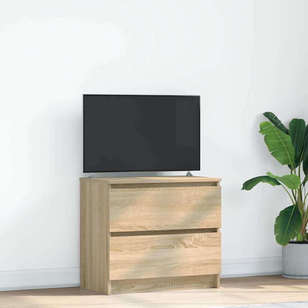 vidaXL ТВ шкаф Дъб Сонома 60x35x54 cm Инженерна дървесина