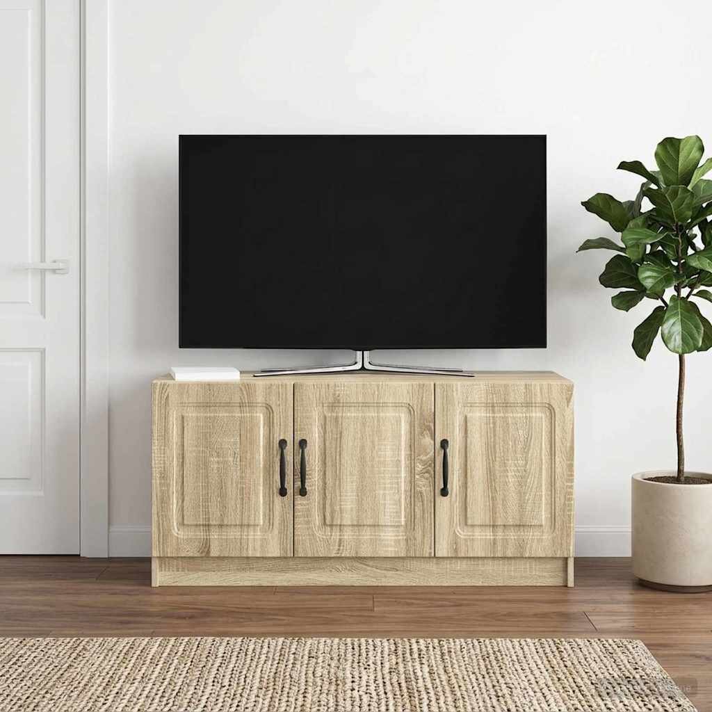 vidaXL ТВ шкаф Дъб сонома 99 x 345 x 47 см Инженерна дървесина