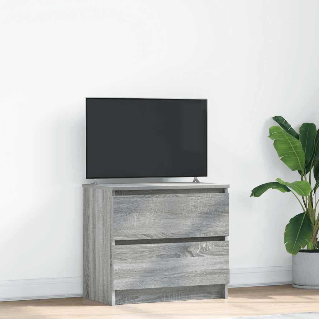 vidaXL ТВ шкаф Grey Sonoma 60x35x54 cm Инженерна дървесина
