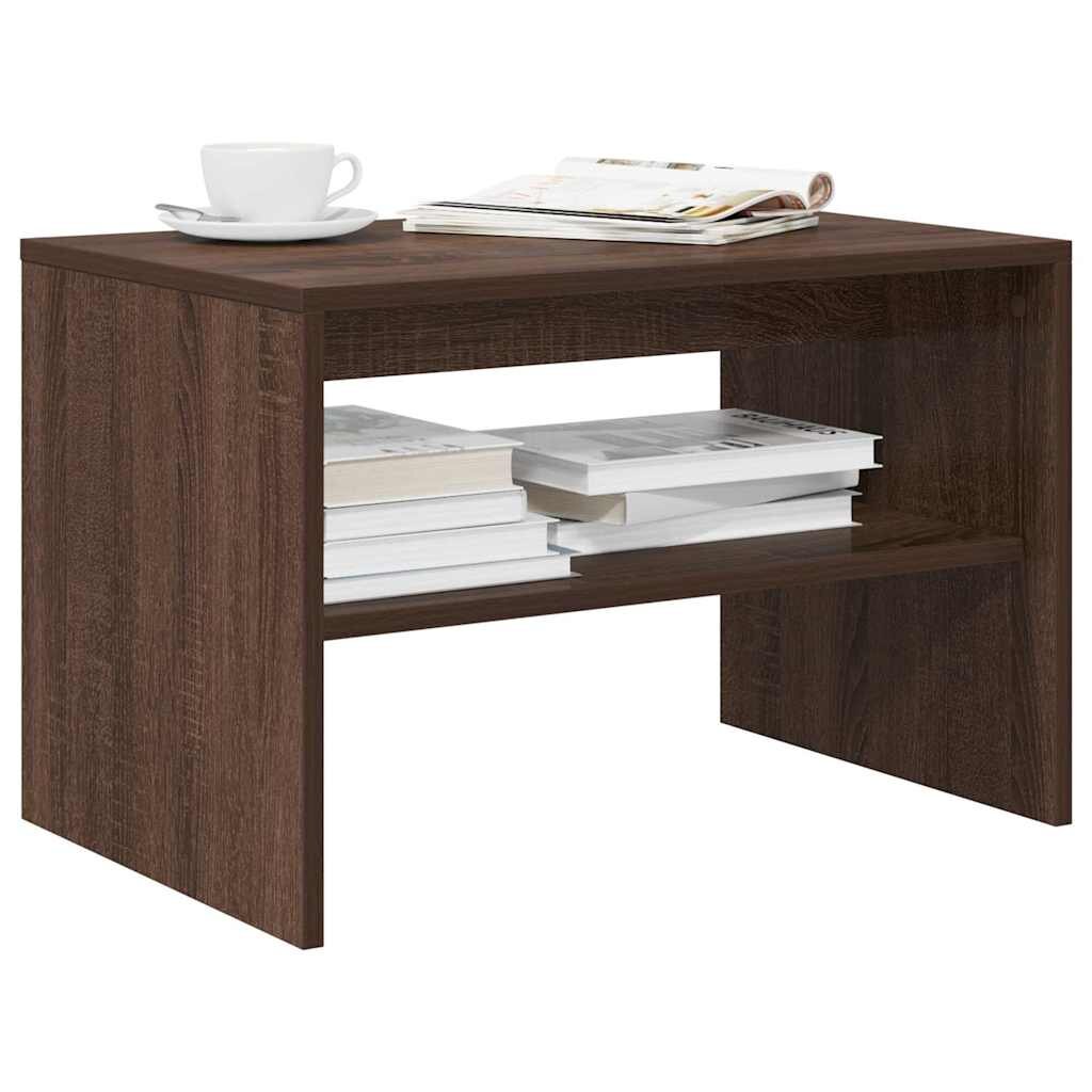 vidaXL ТВ шкаф Кафяв дъб 60x40x40 cm Инженерна дървесина