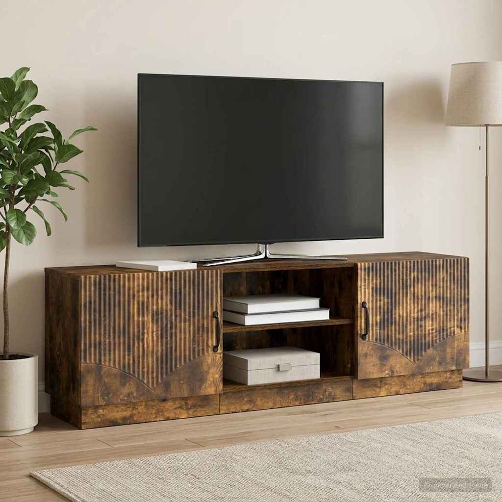 vidaXL ТВ шкаф Опушен дъб 150 x 31 x 47 см Инженерна дървесина