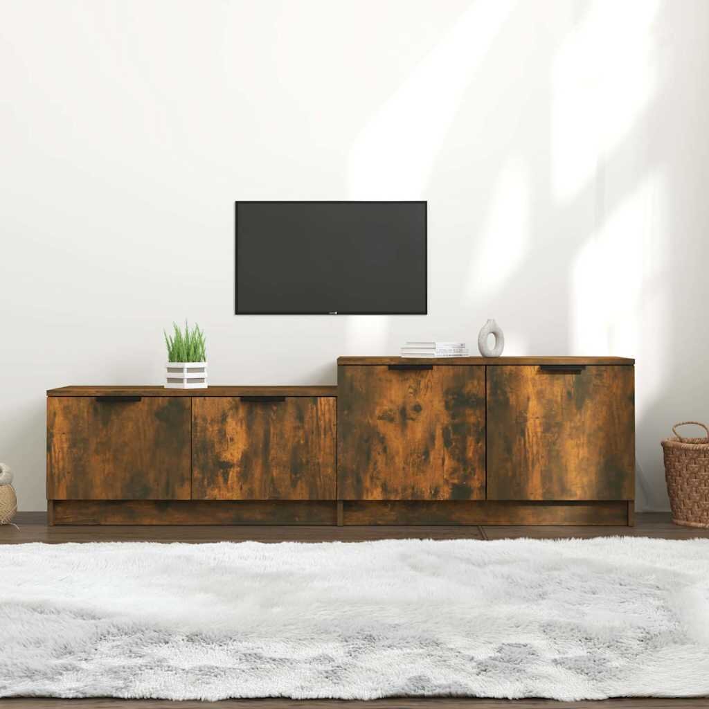 vidaXL ТВ шкаф Опушен дъб 1585x36x45 см инженерно дърво