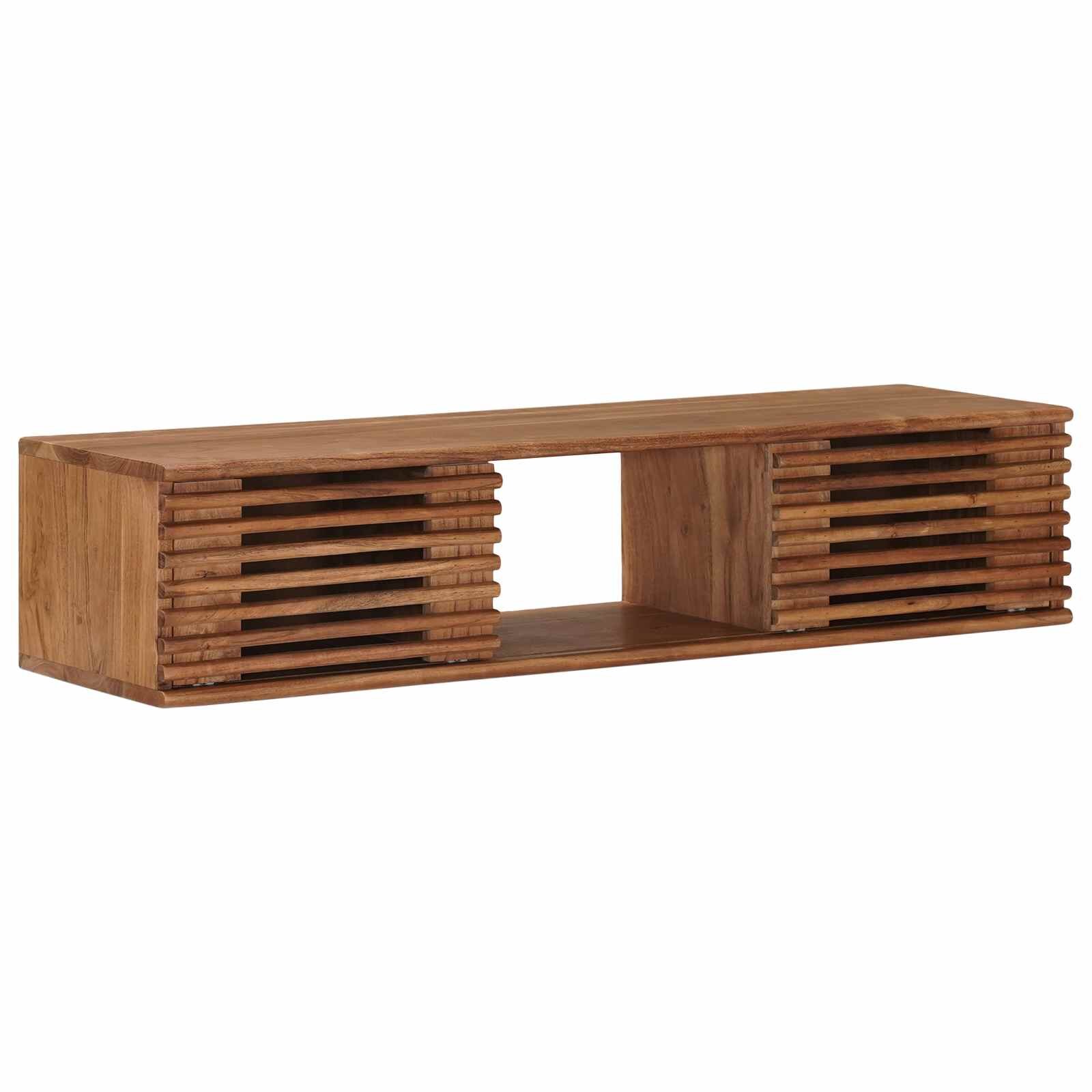 vidaXL ТВ шкаф със съхранение с врата Естествен 105 x 30 x 225 см