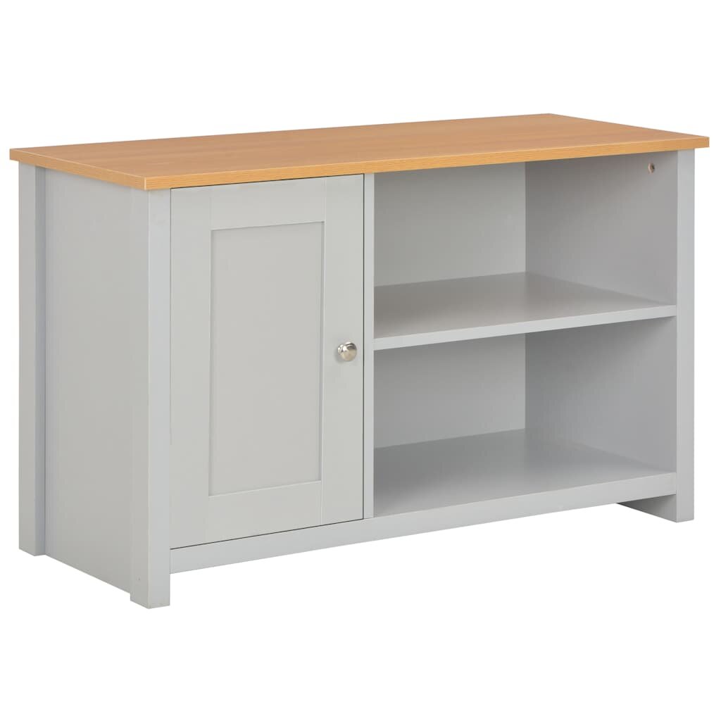vidaXL ТВ шкаф сив 95x39x58 см