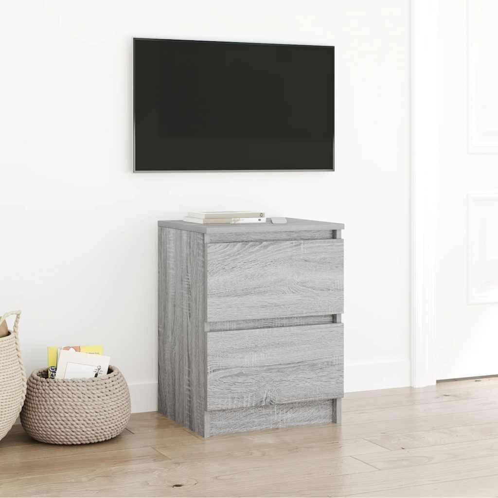 vidaXL ТВ шкаф сив сонома 40x35x54 см инженерно дърво