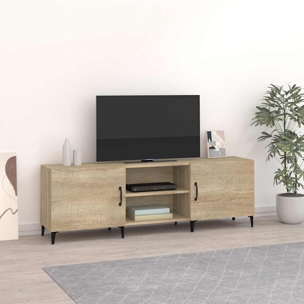 vidaXL ТВ шкаф сонома дъб 150x30x50 см инженерно дърво