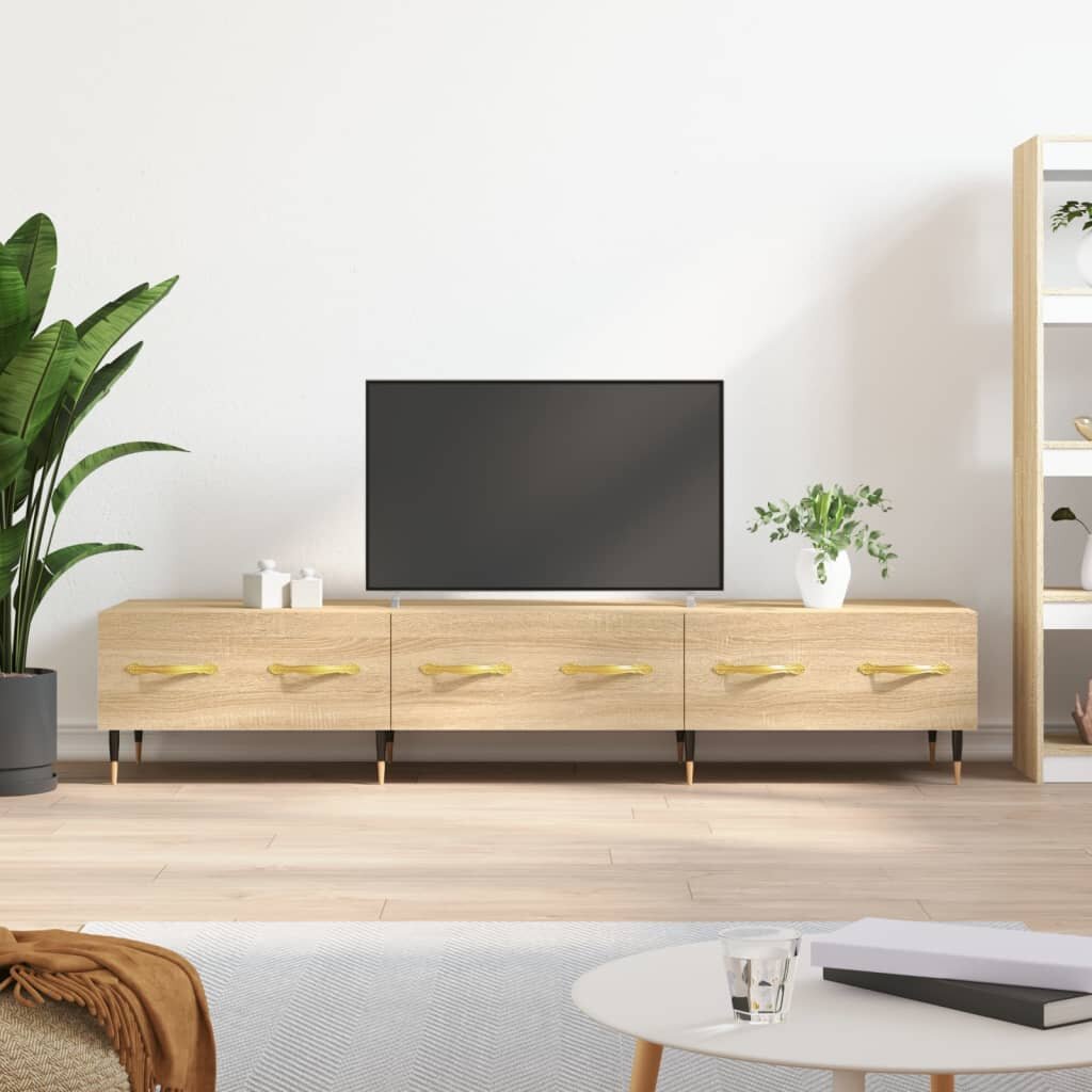 vidaXL ТВ шкаф сонома дъб 150x36x30 см инженерно дърво