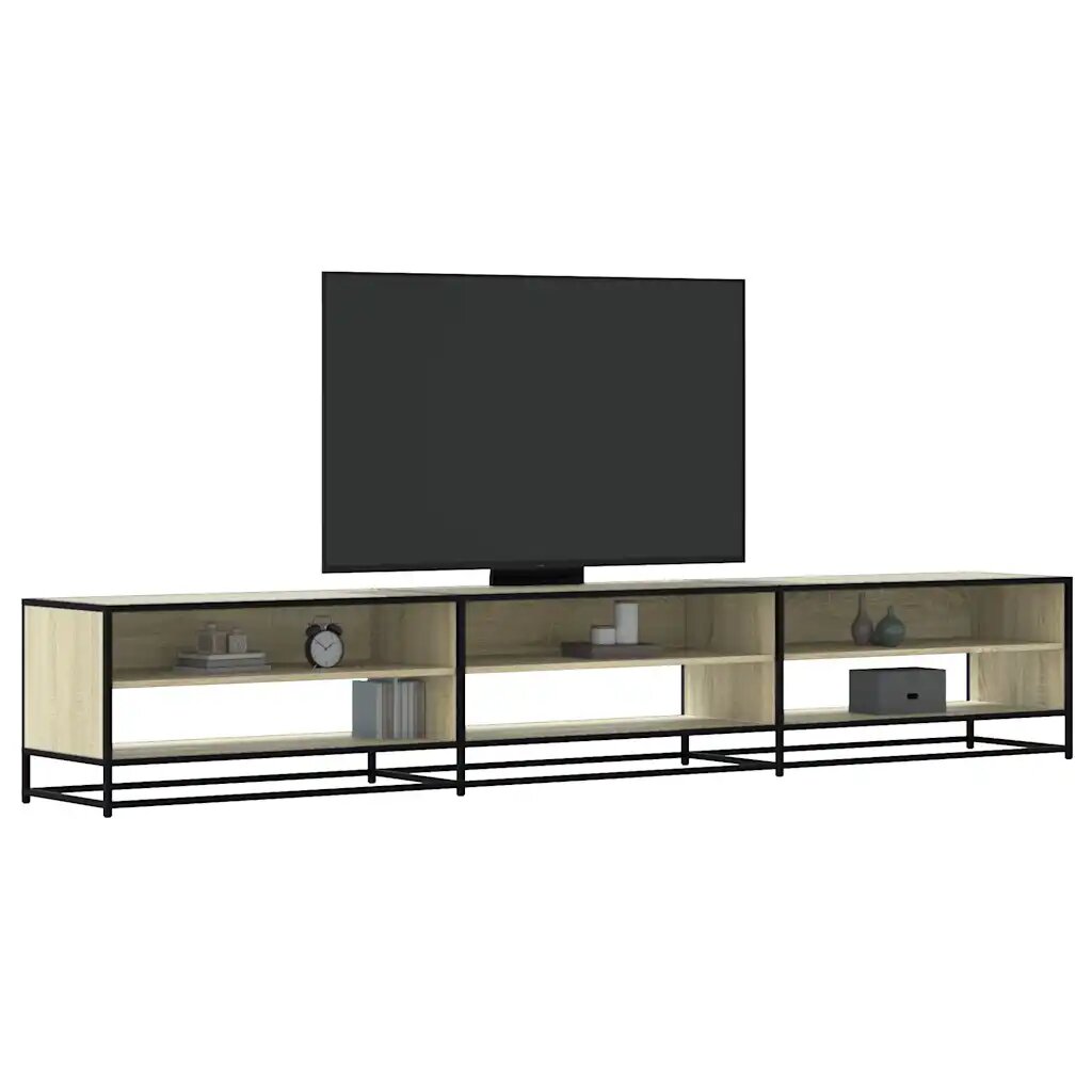 vidaXL ТВ шкаф сонома дъб 270x40x46 см инженерно дърво