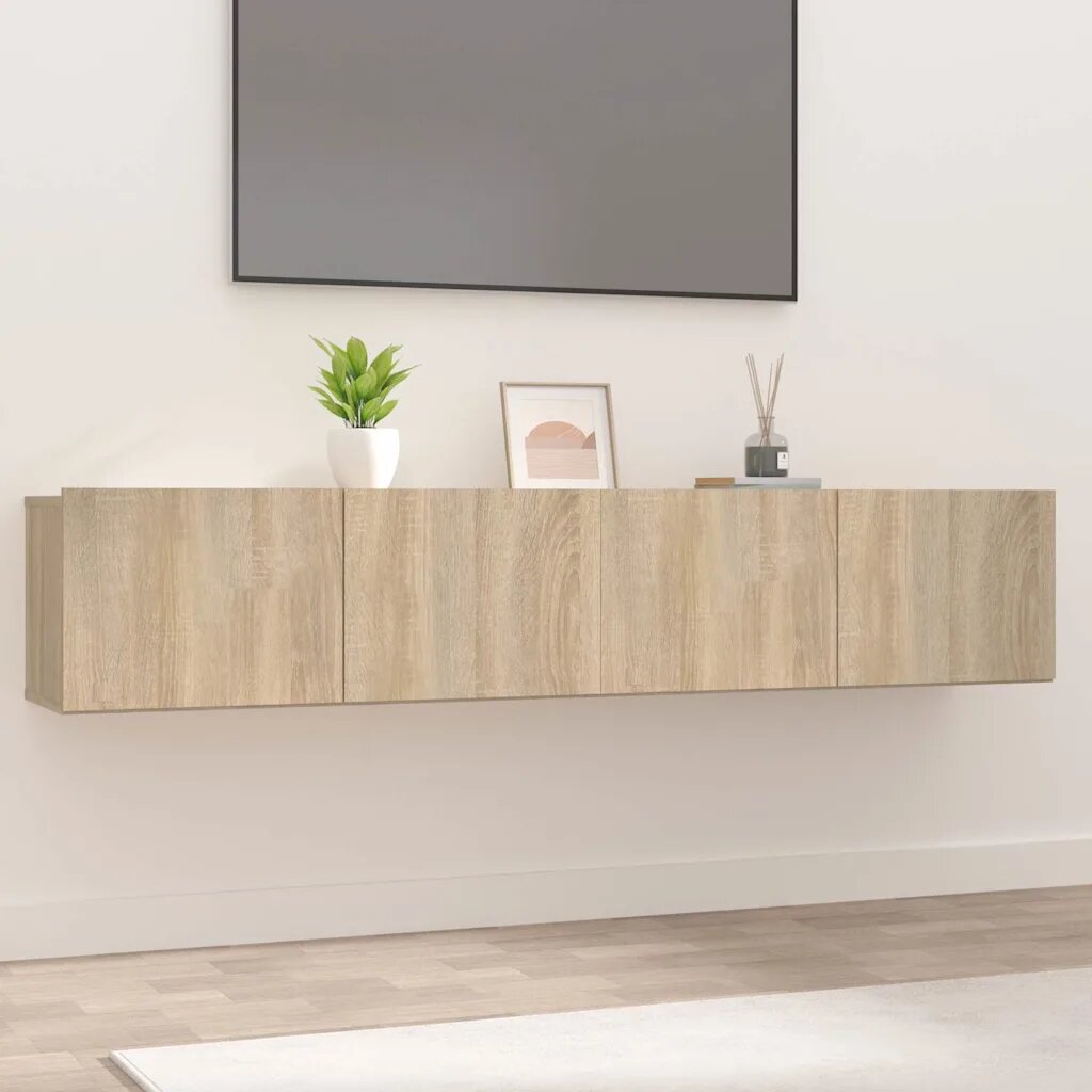 vidaXL ТВ шкафове 2 бр дъб сонома 80x30x30 см инженерно дърво