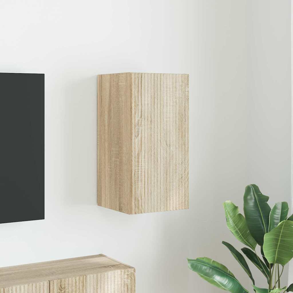 vidaXL TV стенен шкаф 30 x 31 x 60 см Сонома Инженерна дървесина
