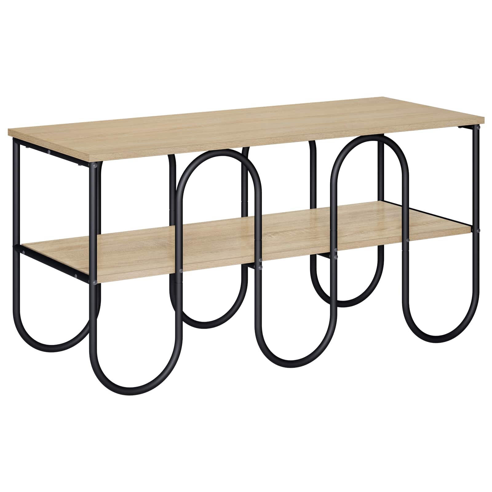 vidaXL ТВ стойка 100 x 40 x 50 cm Дъб сонома Инженерна дървесина