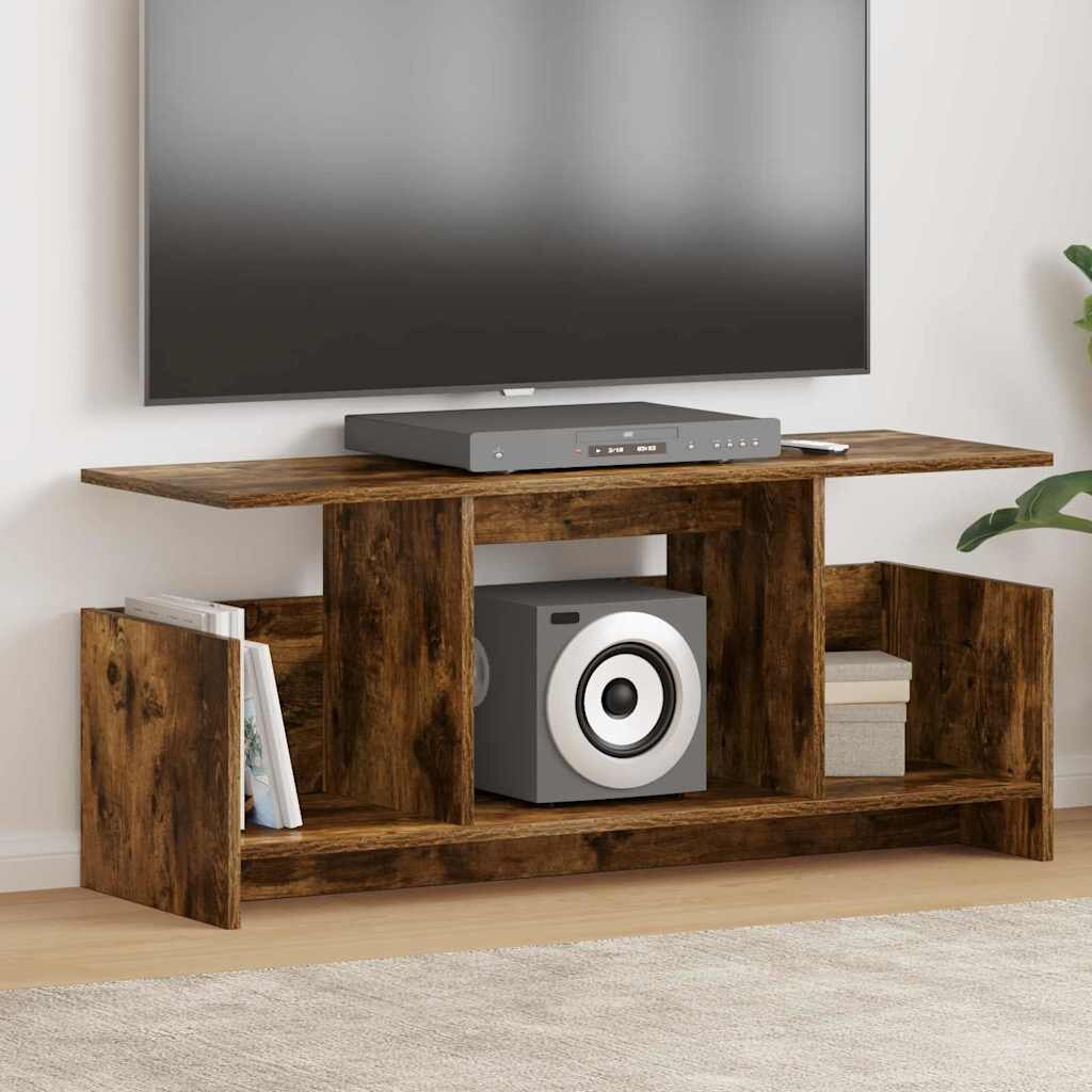 vidaXL ТВ стойка 102 x 35 x 45 см Димян дъб Инженерна дървесина