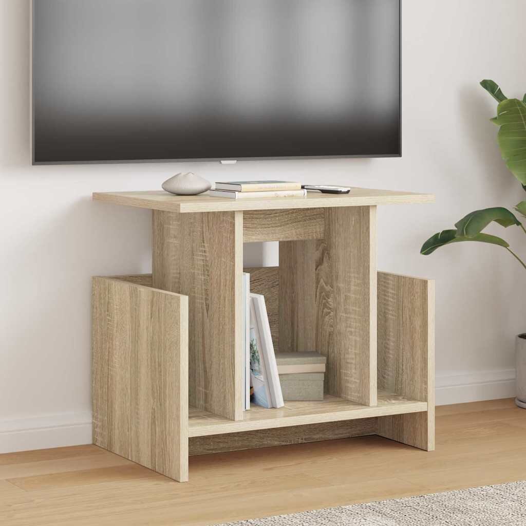 vidaXL ТВ стойка 50 x 35 x 45 cm Сонома дъб Инженерна дървесина