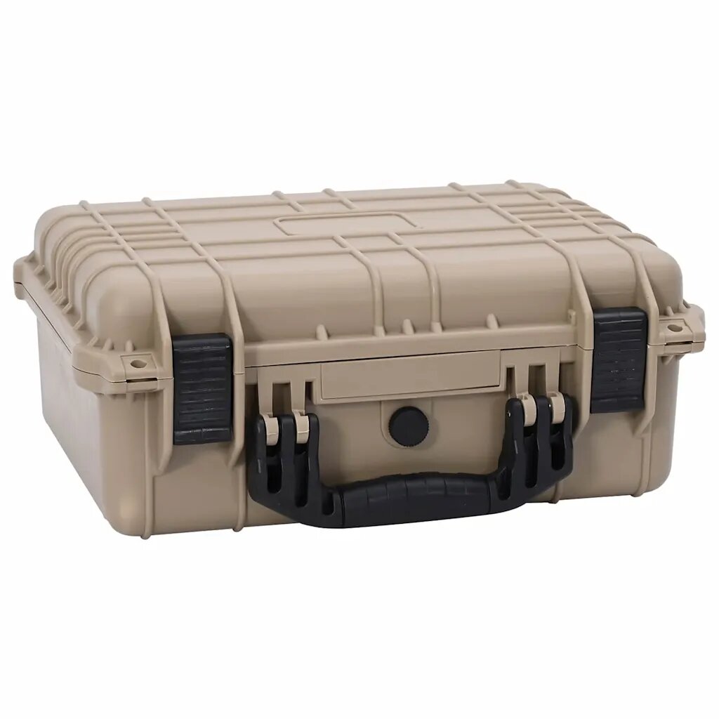 vidaXL Твърд куфар Пясък 405 x 33 x 175 см Полипропилен и ABS