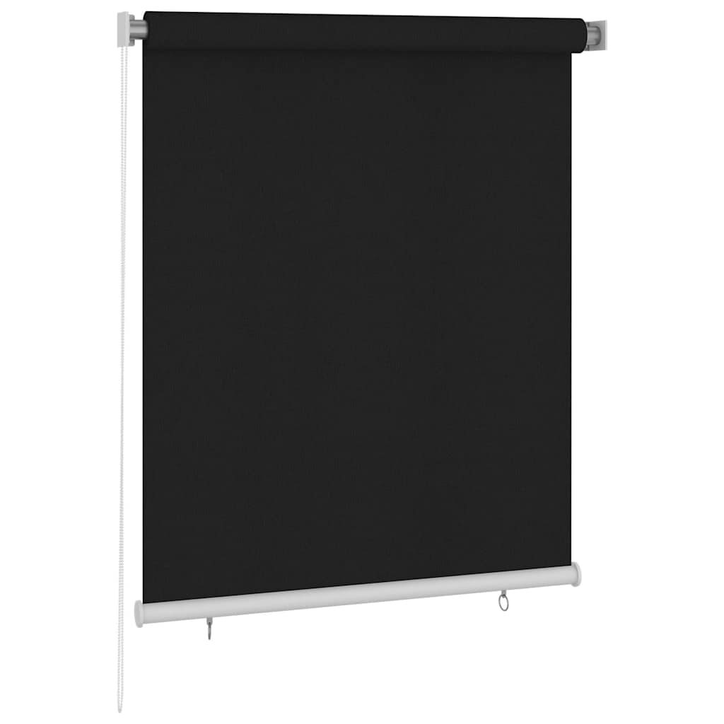 vidaXL Външна ролетна щора 125(Ш)x140(В) см черна