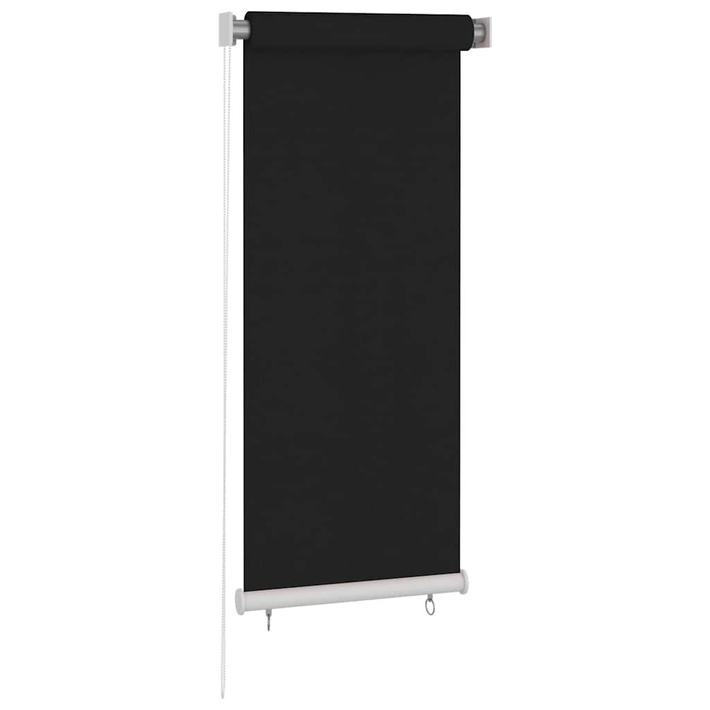 vidaXL Външна ролетна щора 65(Ш)x140(В) см черна