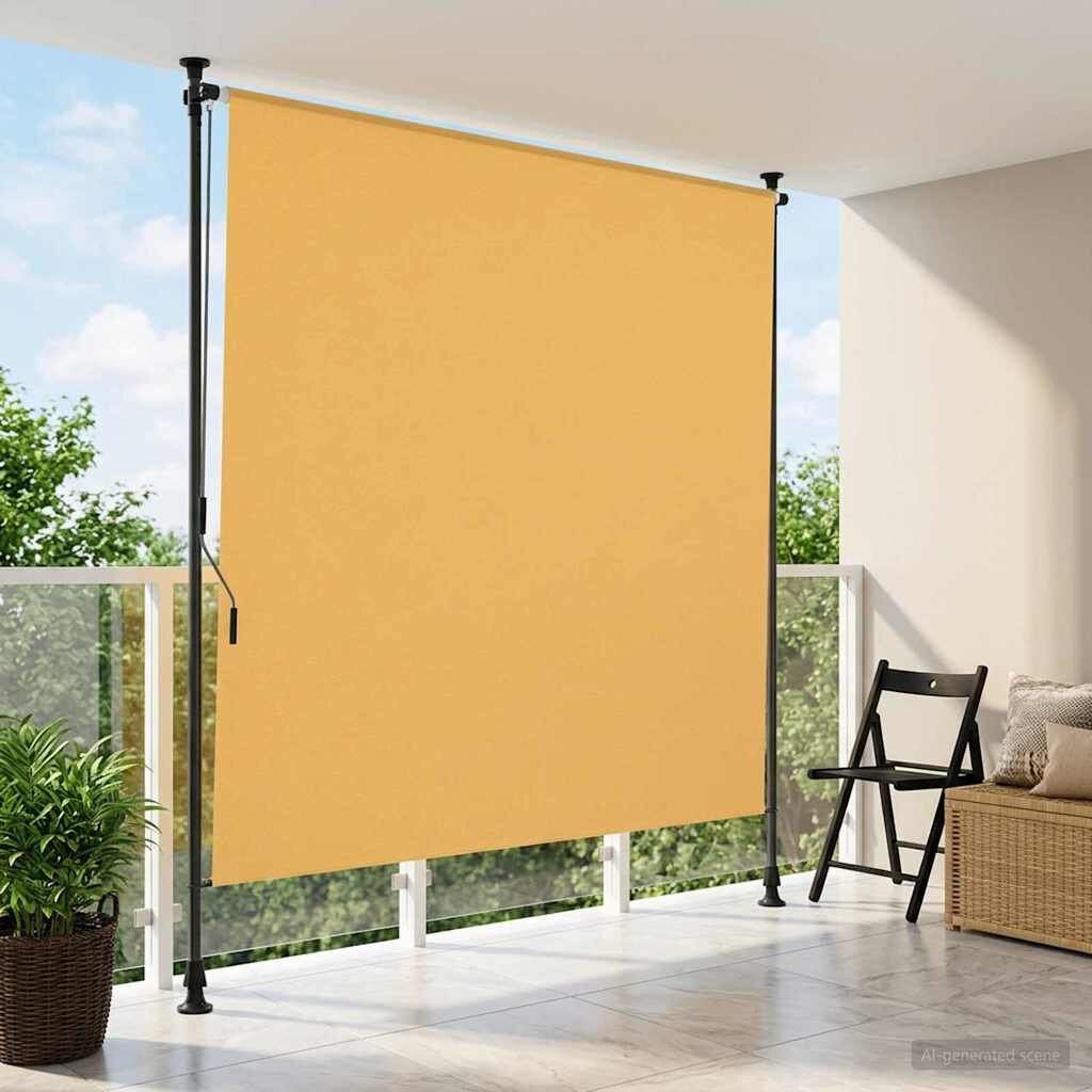 vidaXL Външна ролкова завеса Пясък 200 x 270 cm