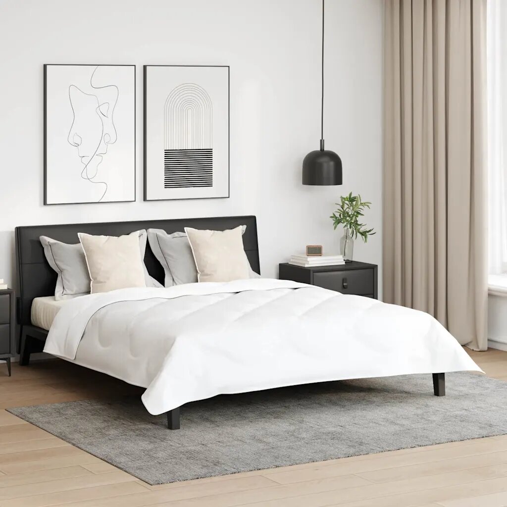 vidaXL Възглавница 2 бр. 51 x 50 x 20 см Полиестер Бяло