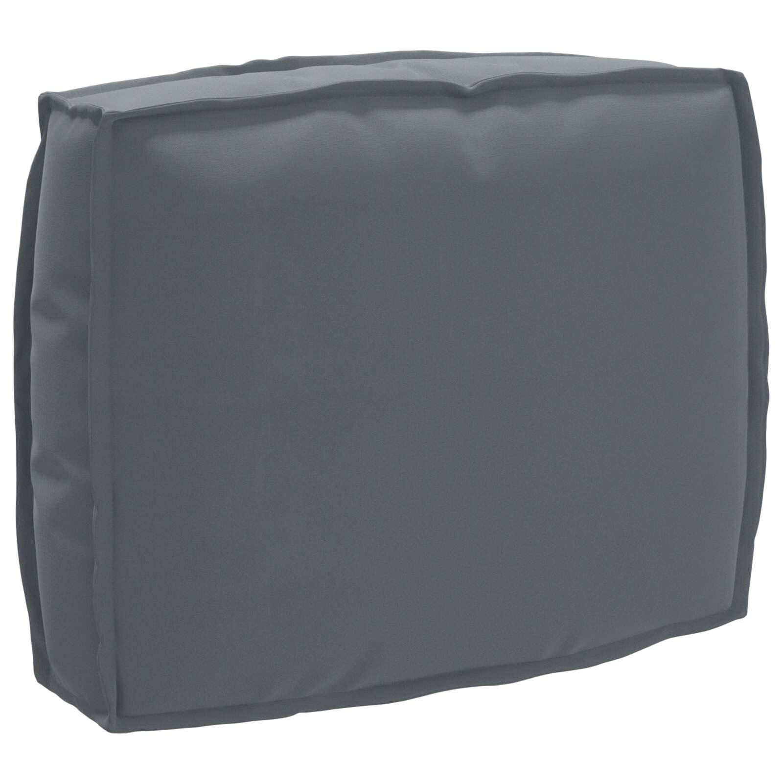 vidaXL Възглавница Антрацит 50 x 40 x 12 cm Оксфордска тъкан