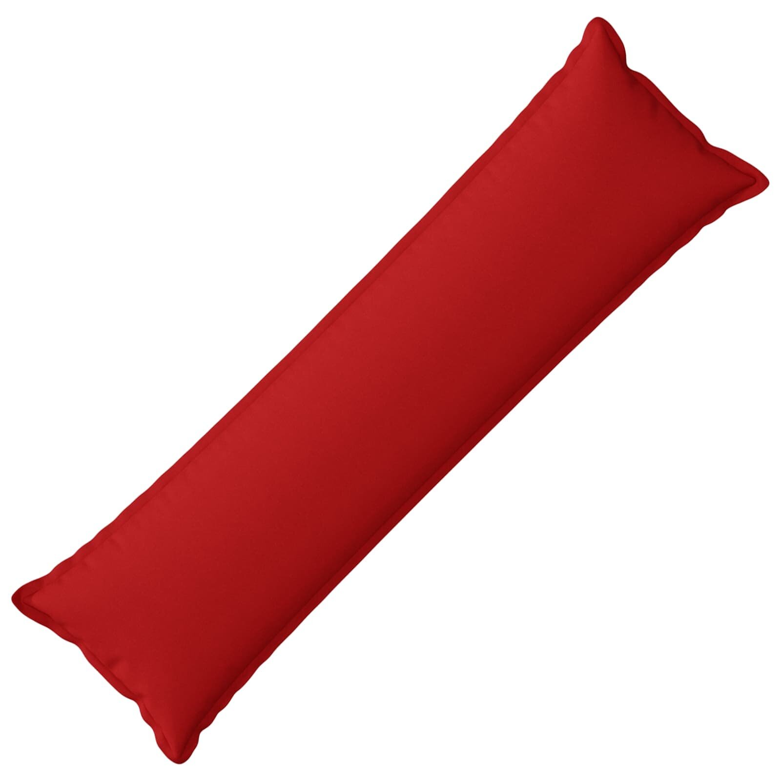 vidaXL Възглавница HOUTEN Червено 40 x 145 см Изкуствен лен
