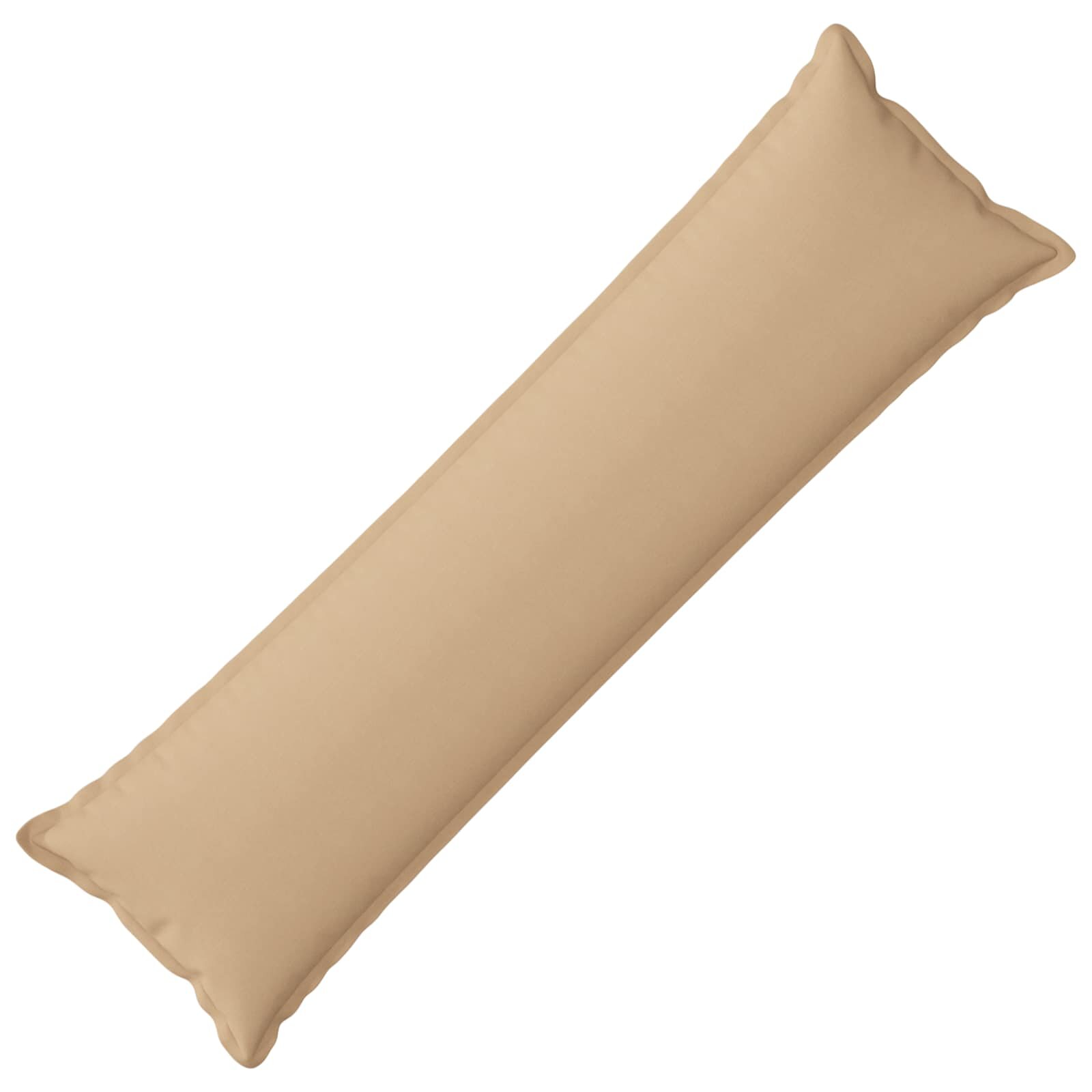 vidaXL Възглавница HOUTEN Кремаво 40 x 145 см Изкуствен лен