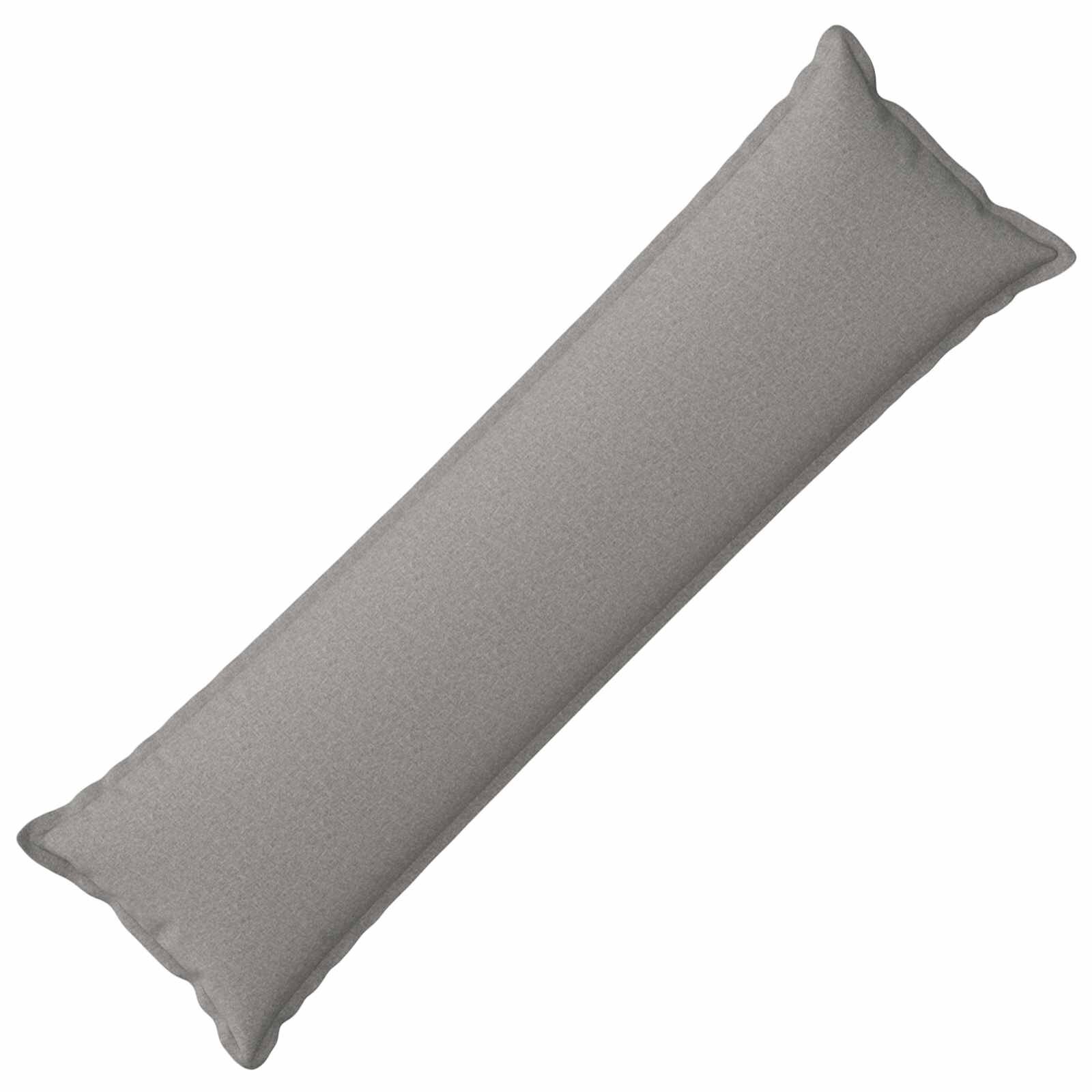 vidaXL Възглавница HOUTEN Облачно сиво 40 x 145 см Изкуствен лен