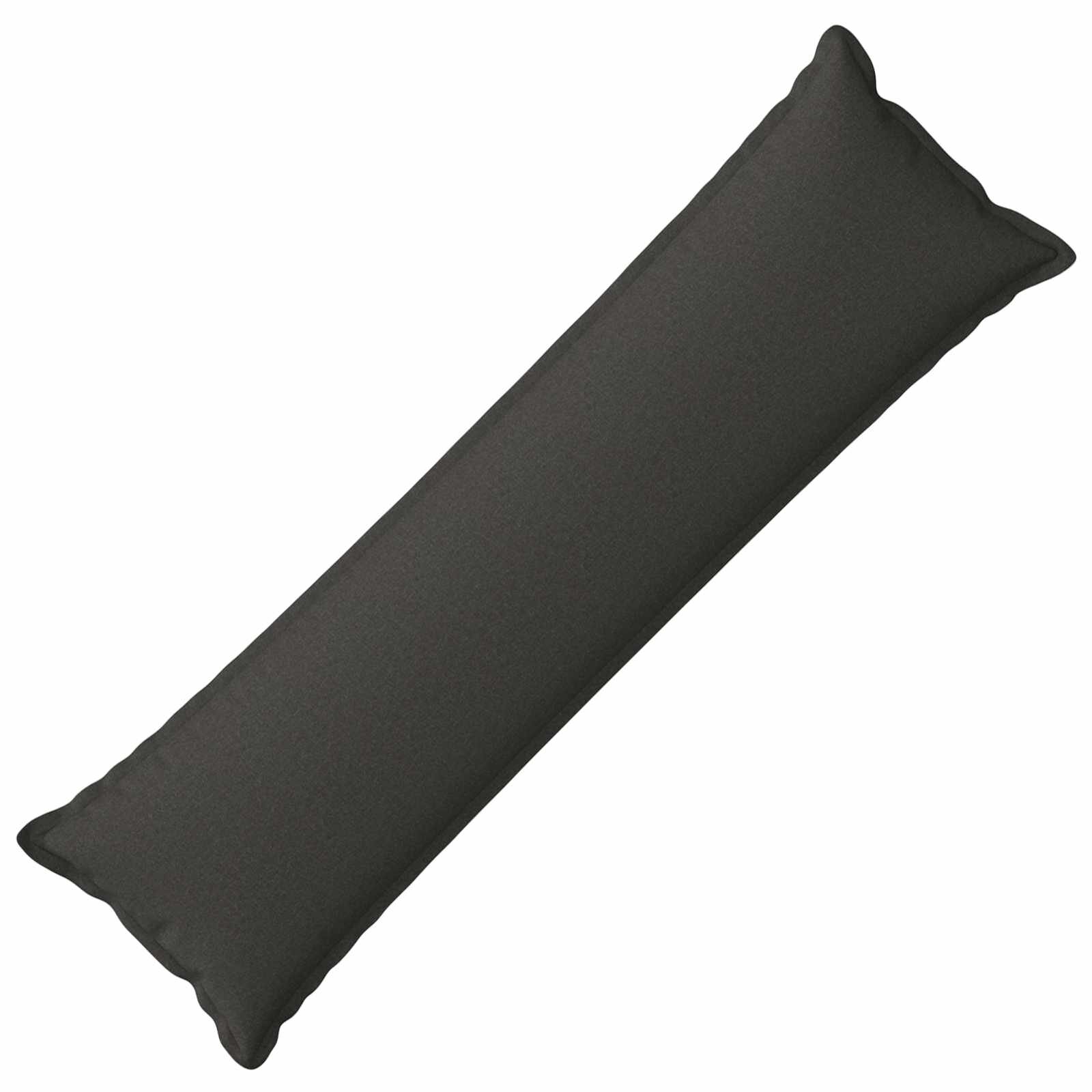 vidaXL Възглавница HOUTEN Тъмносиво 40 x 145 см Изкуствен лен