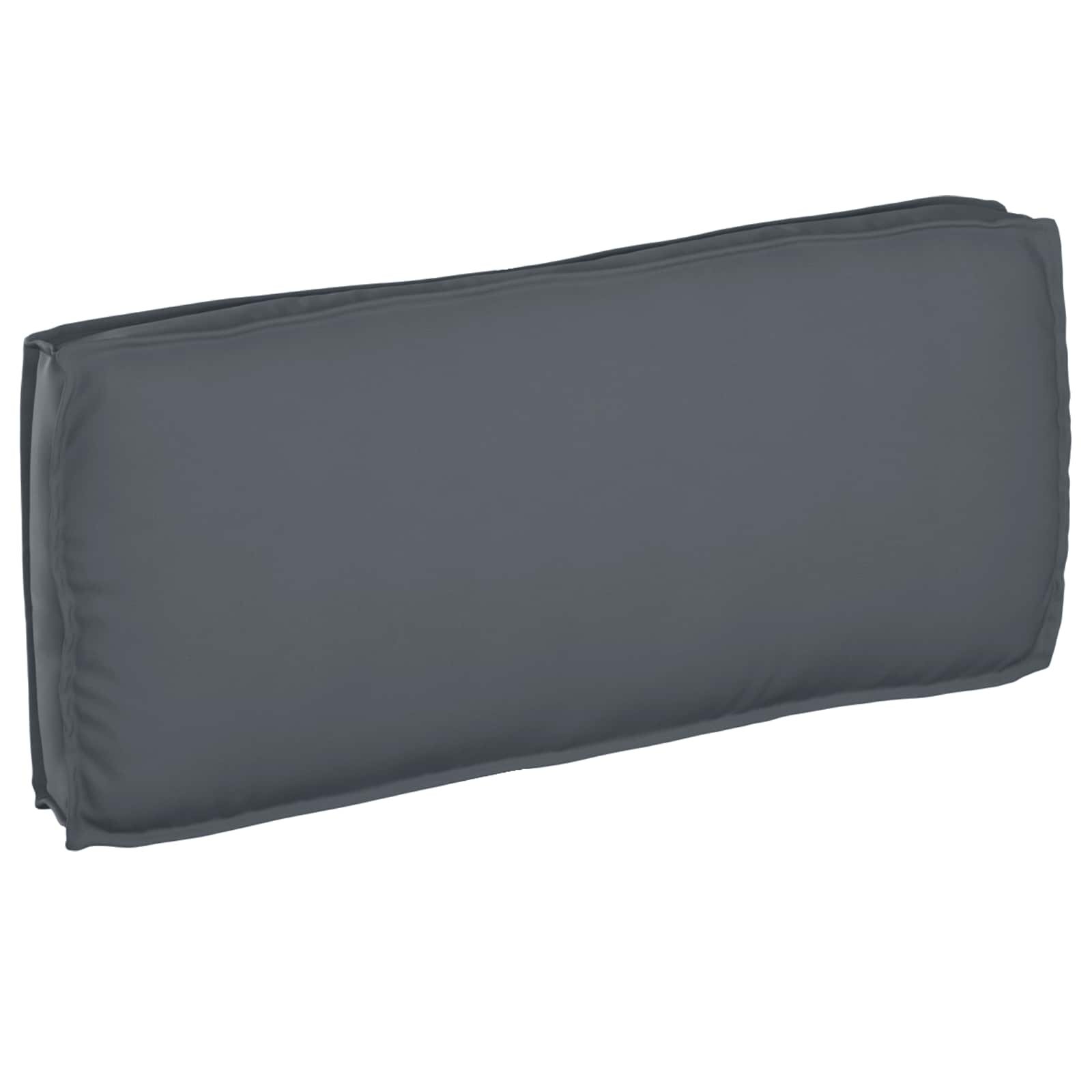 vidaXL Възглавница Оксфордска тъкан Антрацит 120 x 50 x 12 см