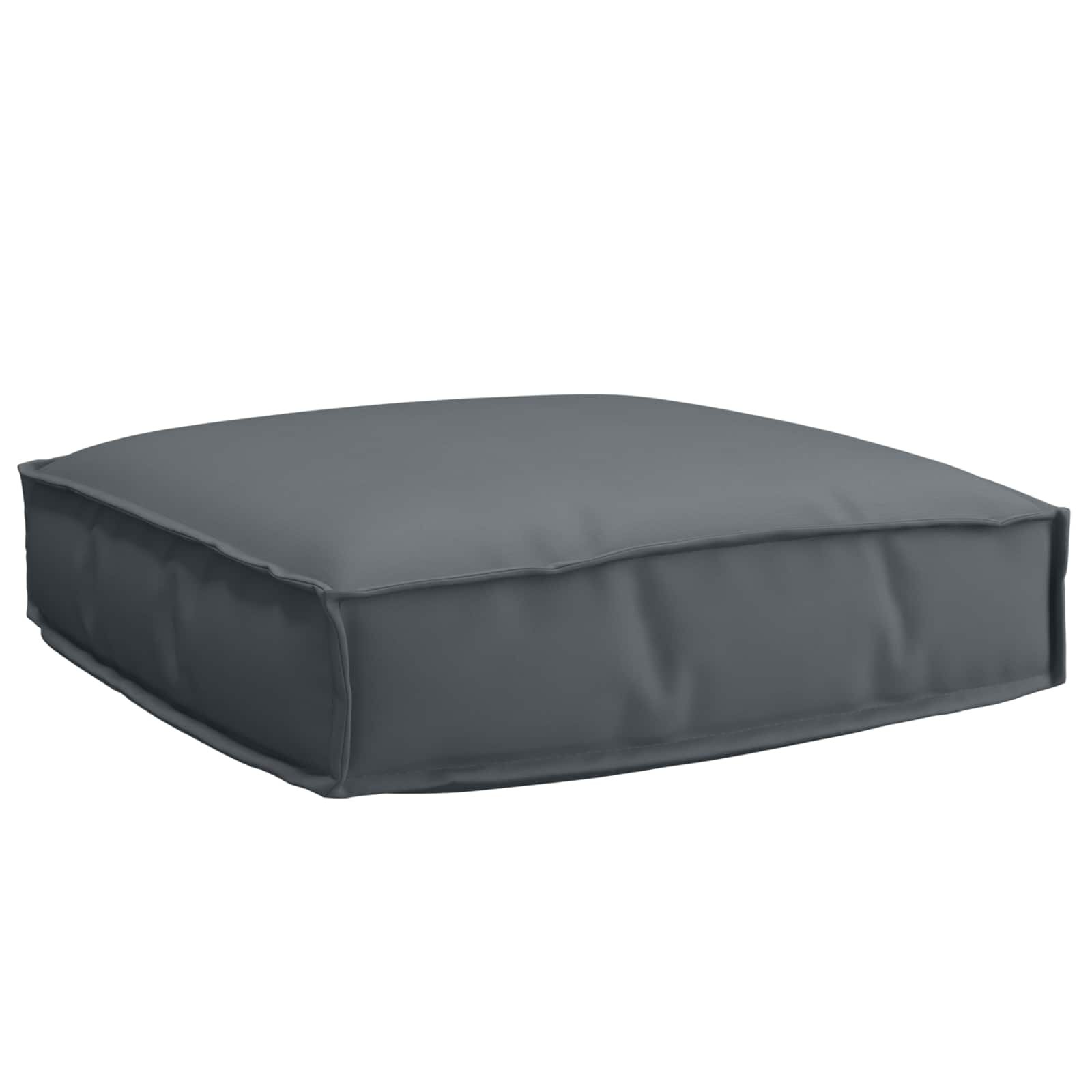 vidaXL Възглавница Оксфордска тъкан Антрацит 60 x 60 x 12 cm