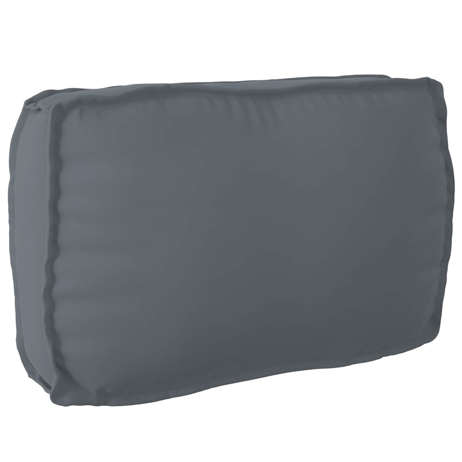 vidaXL Възглавница Оксфордска тъкан Антрацит 70 x 40 x 12 cm