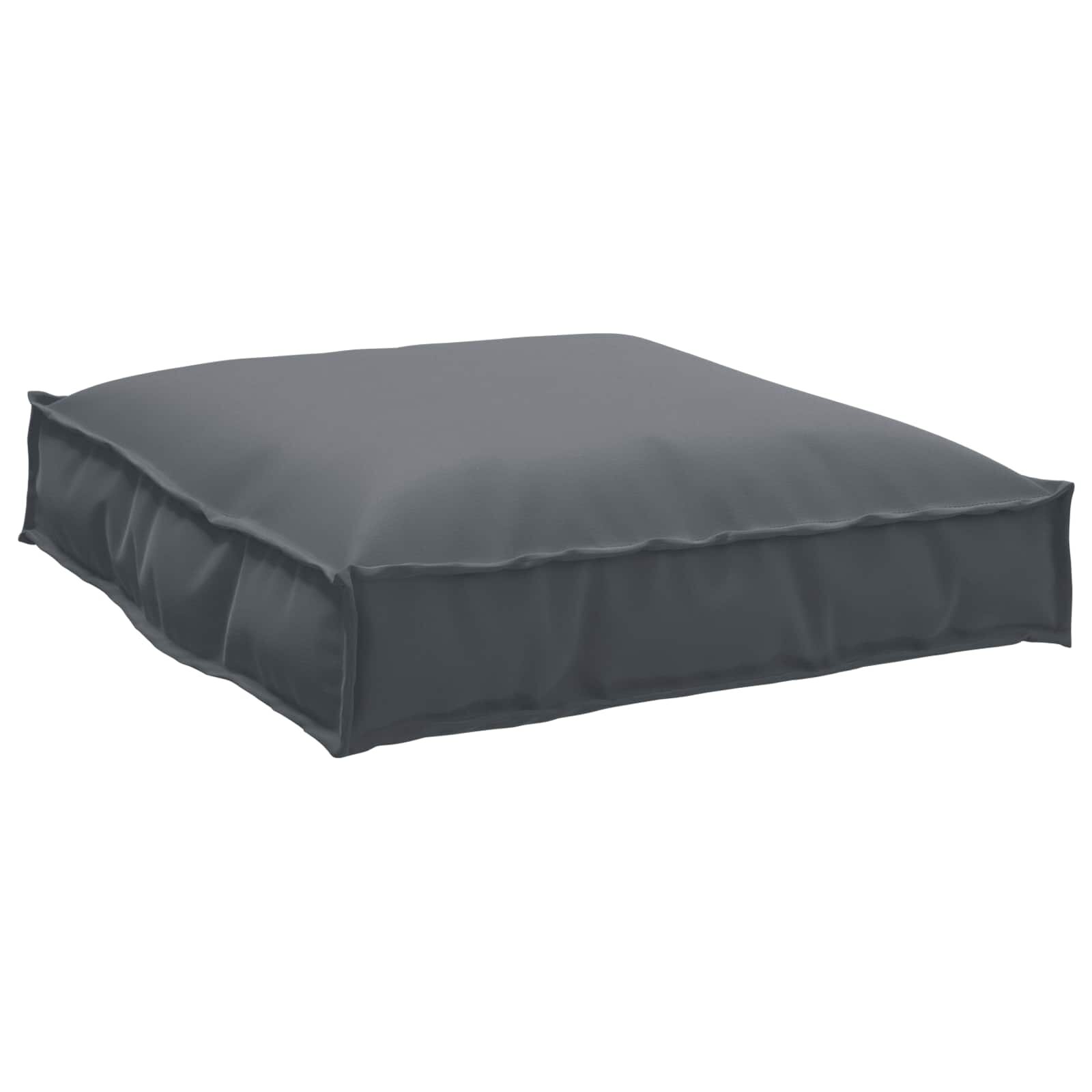 vidaXL Възглавница Оксфордска тъкан Антрацит 70 x 70 x 12 cm