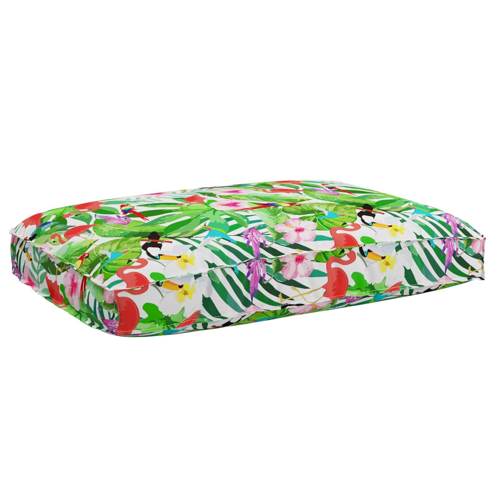 vidaXL Възглавница Оксфордска тъкан Многоцветен 120 x 80 x 12 cm