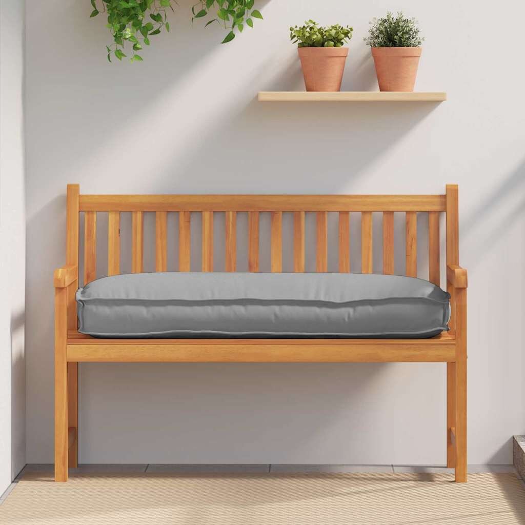vidaXL Възглавница Оксфордска тъкан Сив 120 x 50 x 12 см