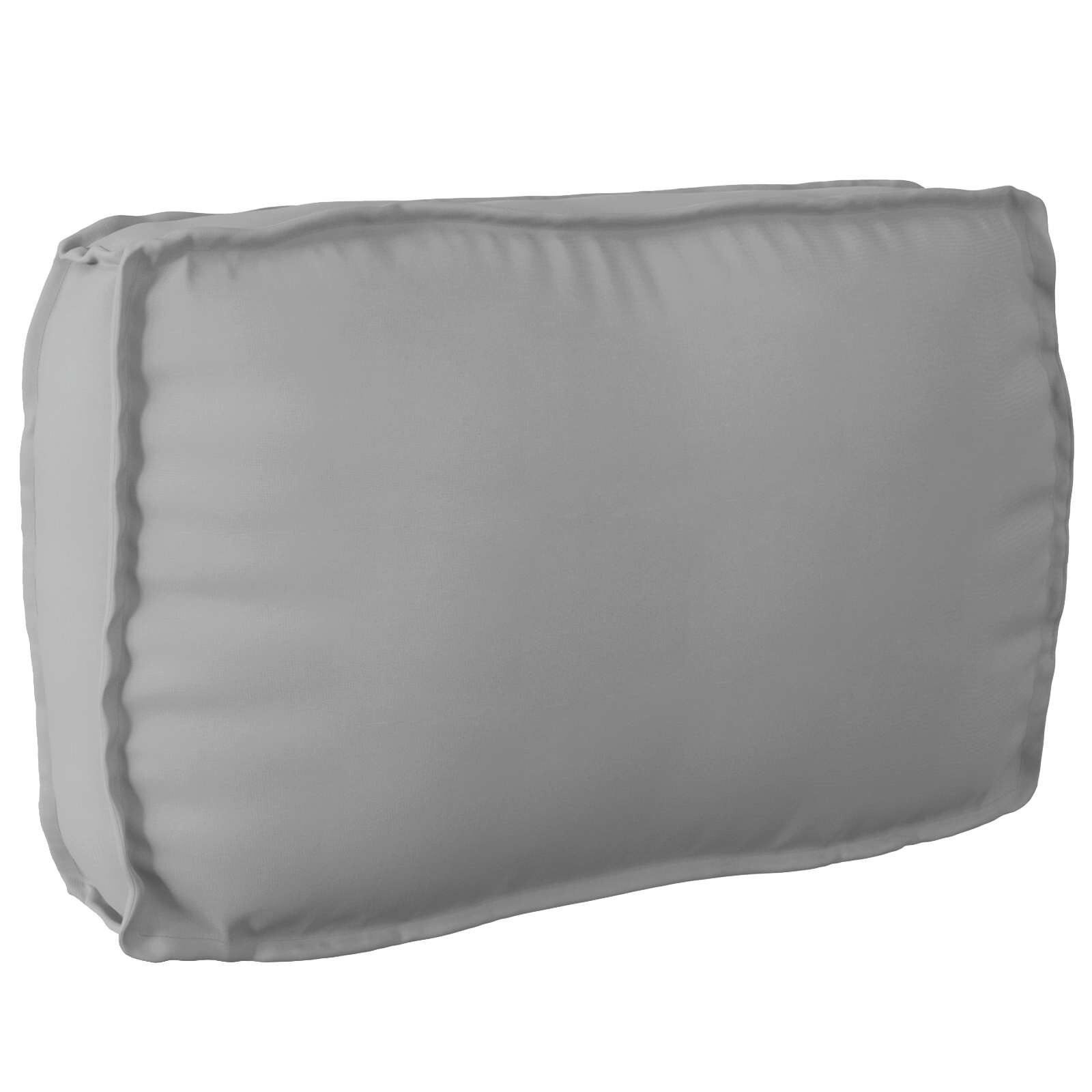 vidaXL Възглавница Оксфордска тъкан Сиво 70 x 40 x 12 cm
