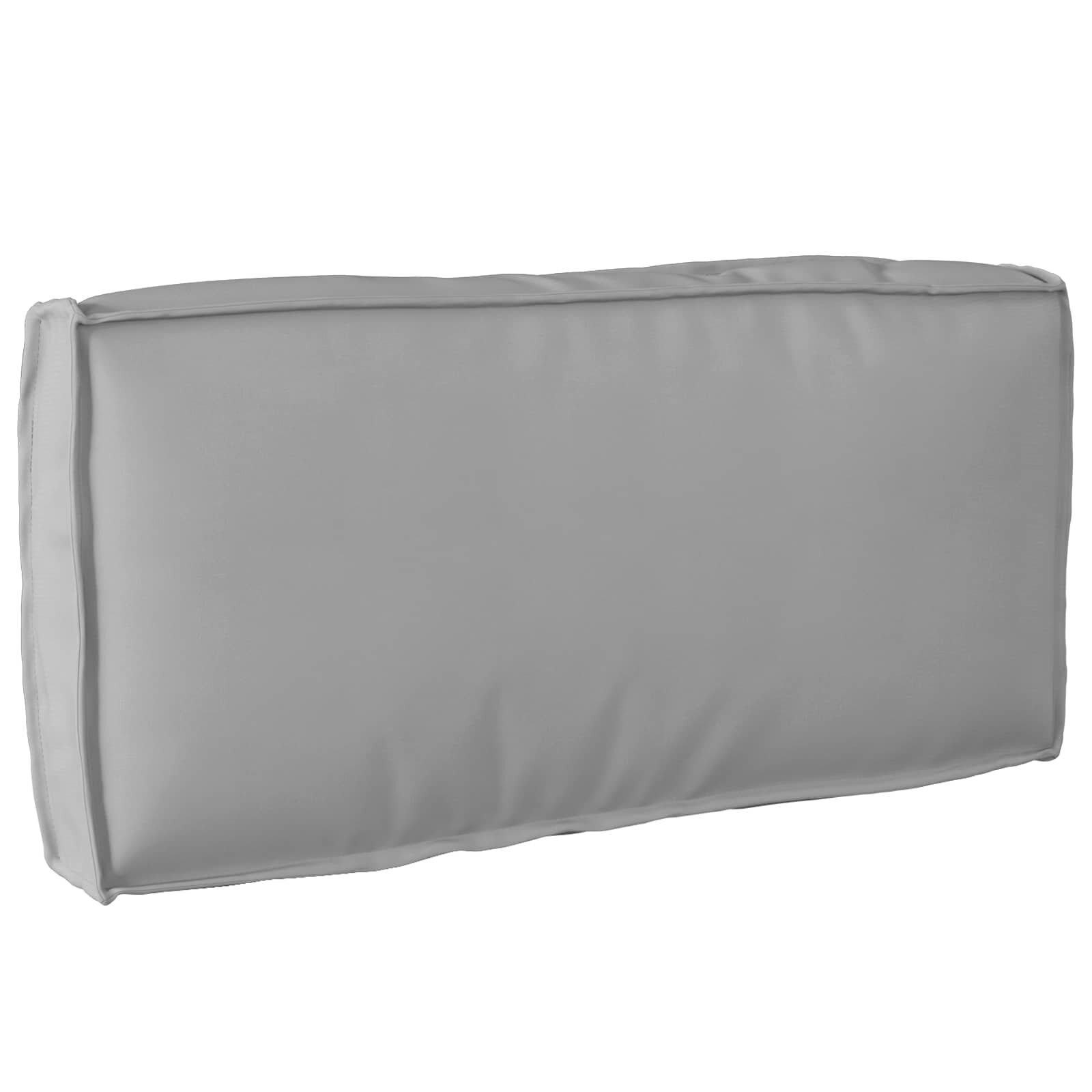 vidaXL Възглавница Оксфордска тъкан Сиво 80 x 40 x 12 cm