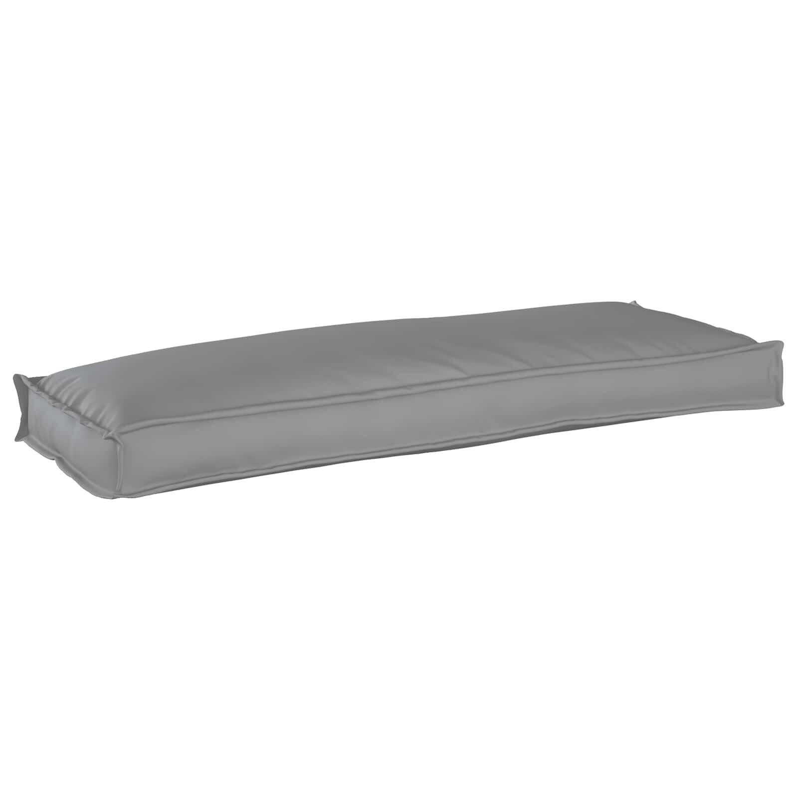 vidaXL Възглавница Сив 110 x 40 x 8 см Оксфордска тъкан