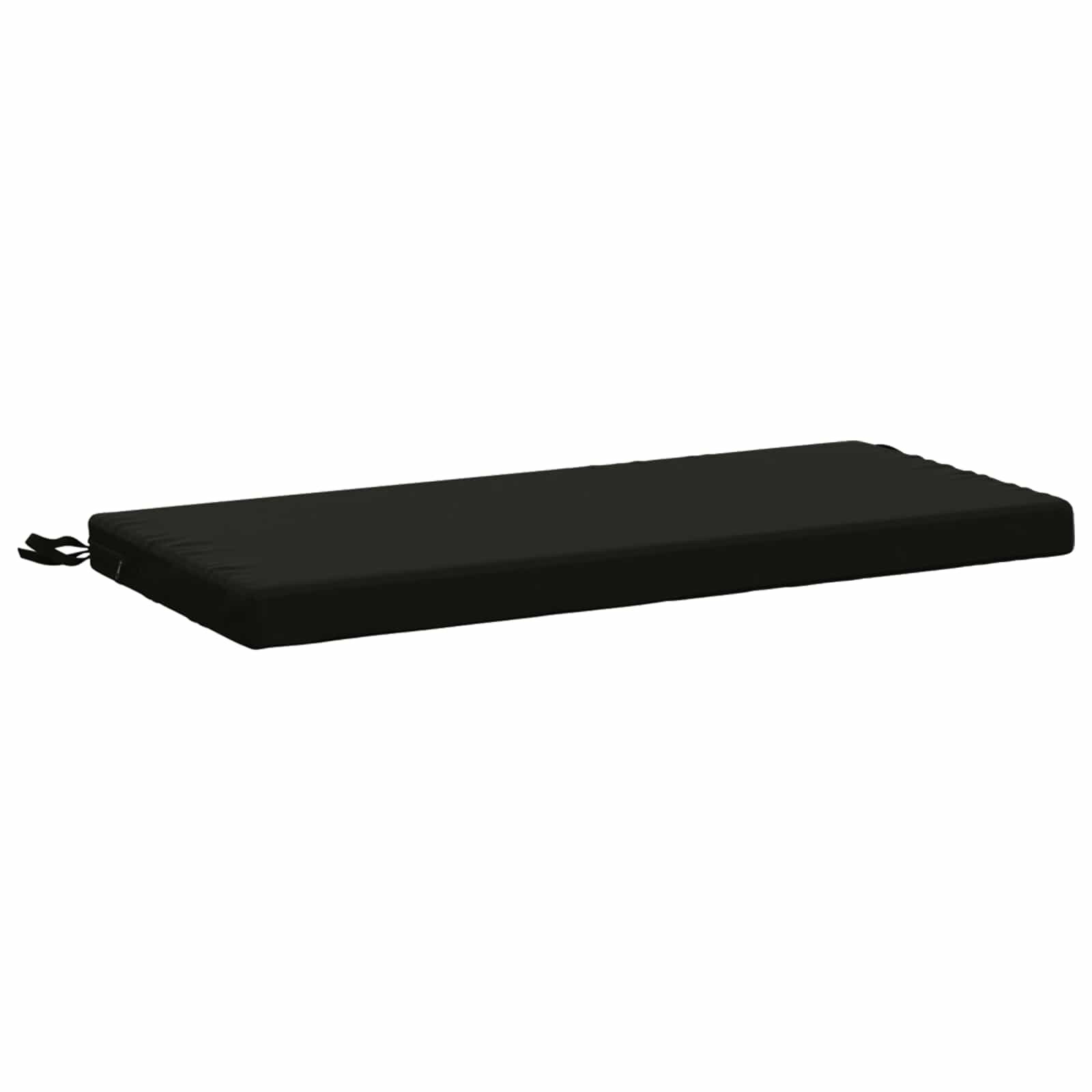 vidaXL Възглавница за пейка SOEST 100% полиестер Черно 60 x 40 x 5 см