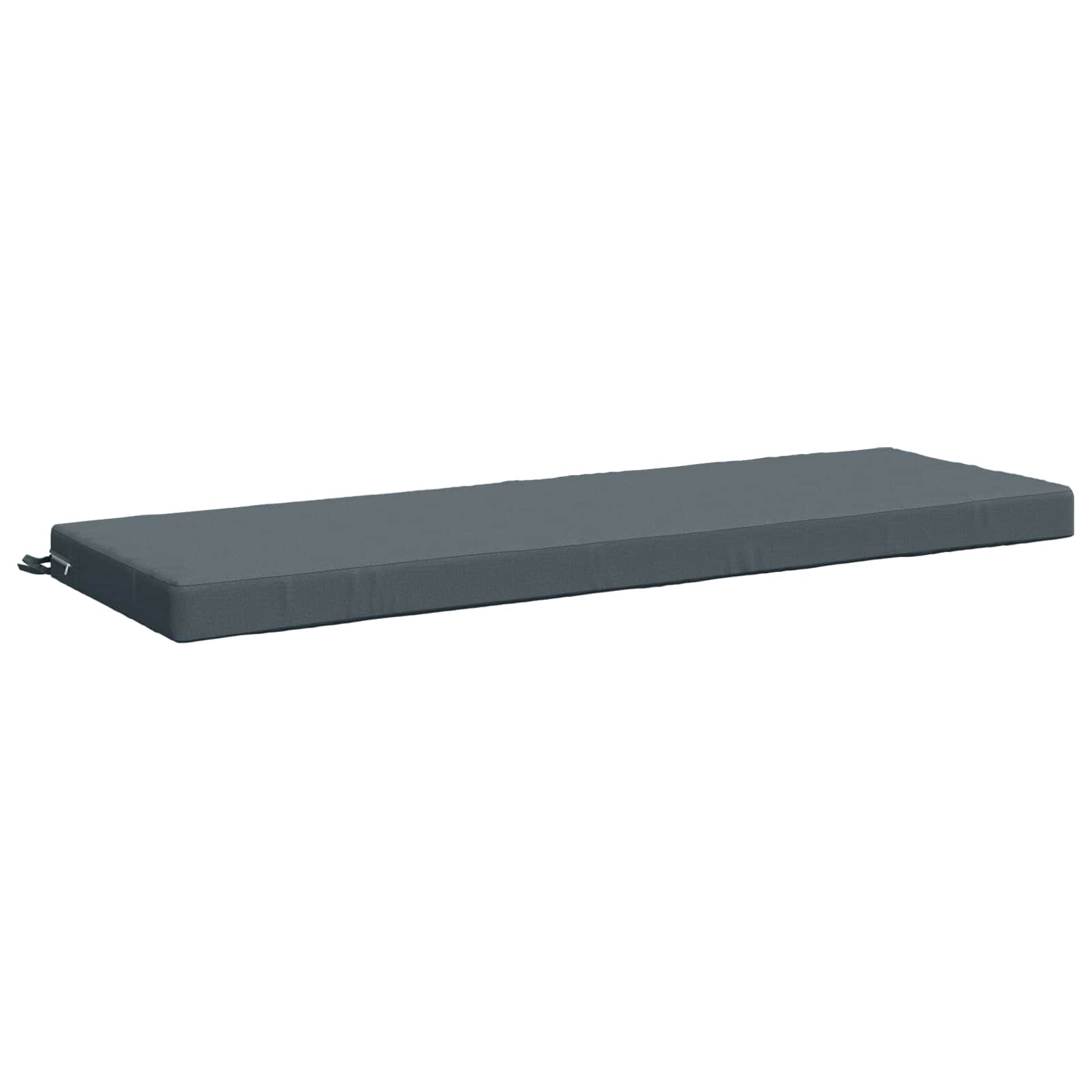 vidaXL Възглавница за пейка SOEST 100% полиестер Синьо 150 x 50 x 8 см