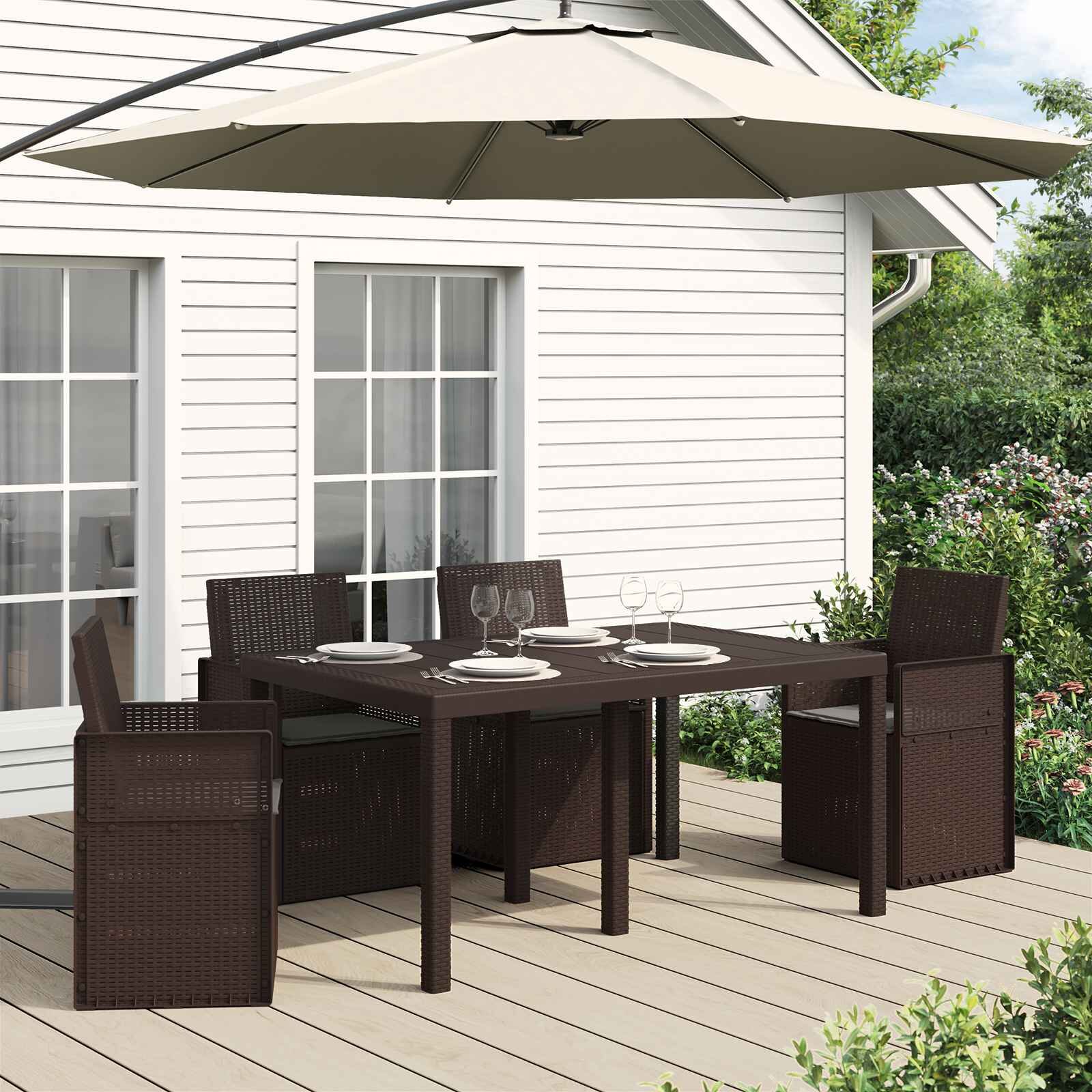 vidaXL Възглавници за седалки 4 бр. Полиестер Антрацит 47 x 36 x 2 см