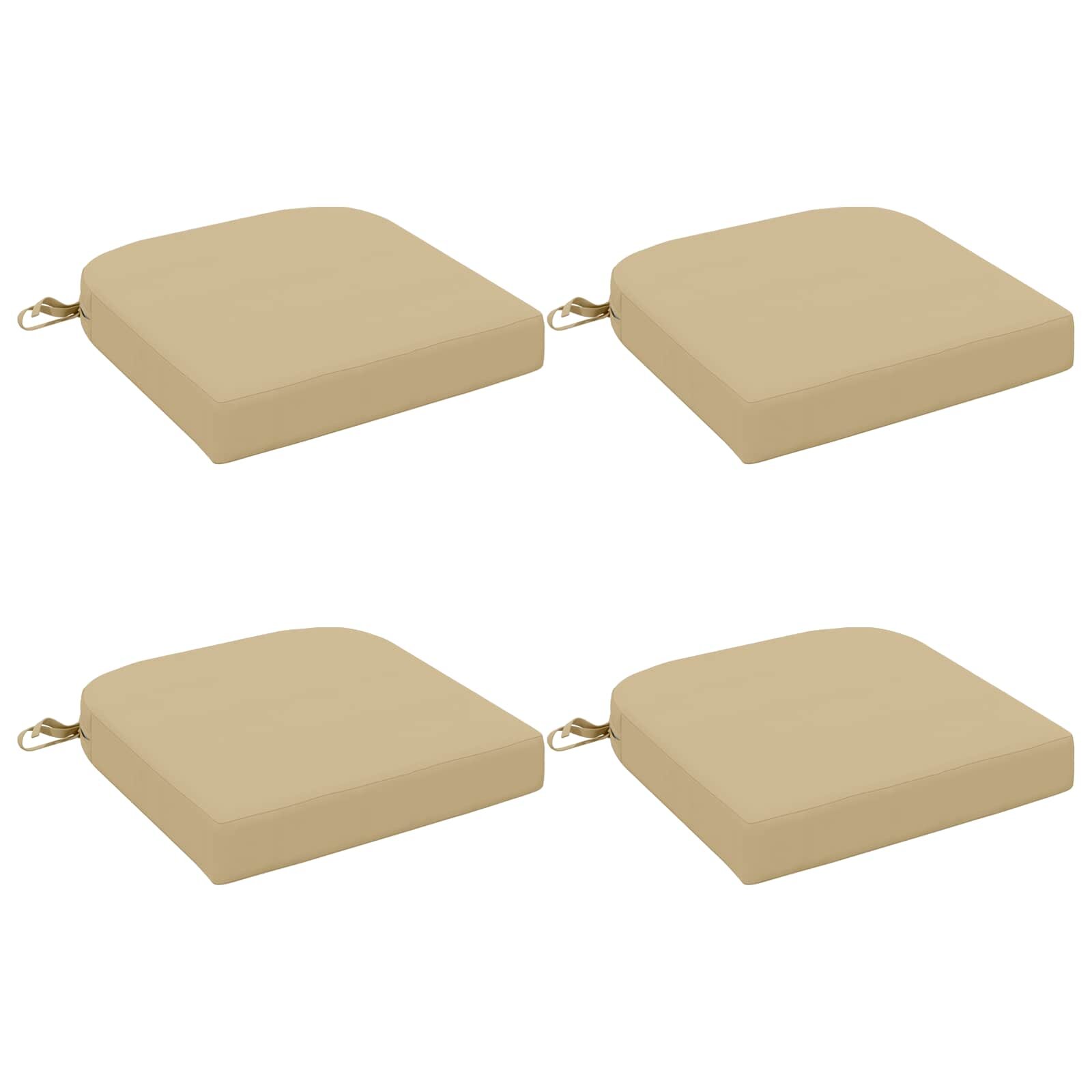 vidaXL Възглавници за седалки - 4 части SOEST 4 pcs 100% полиестер