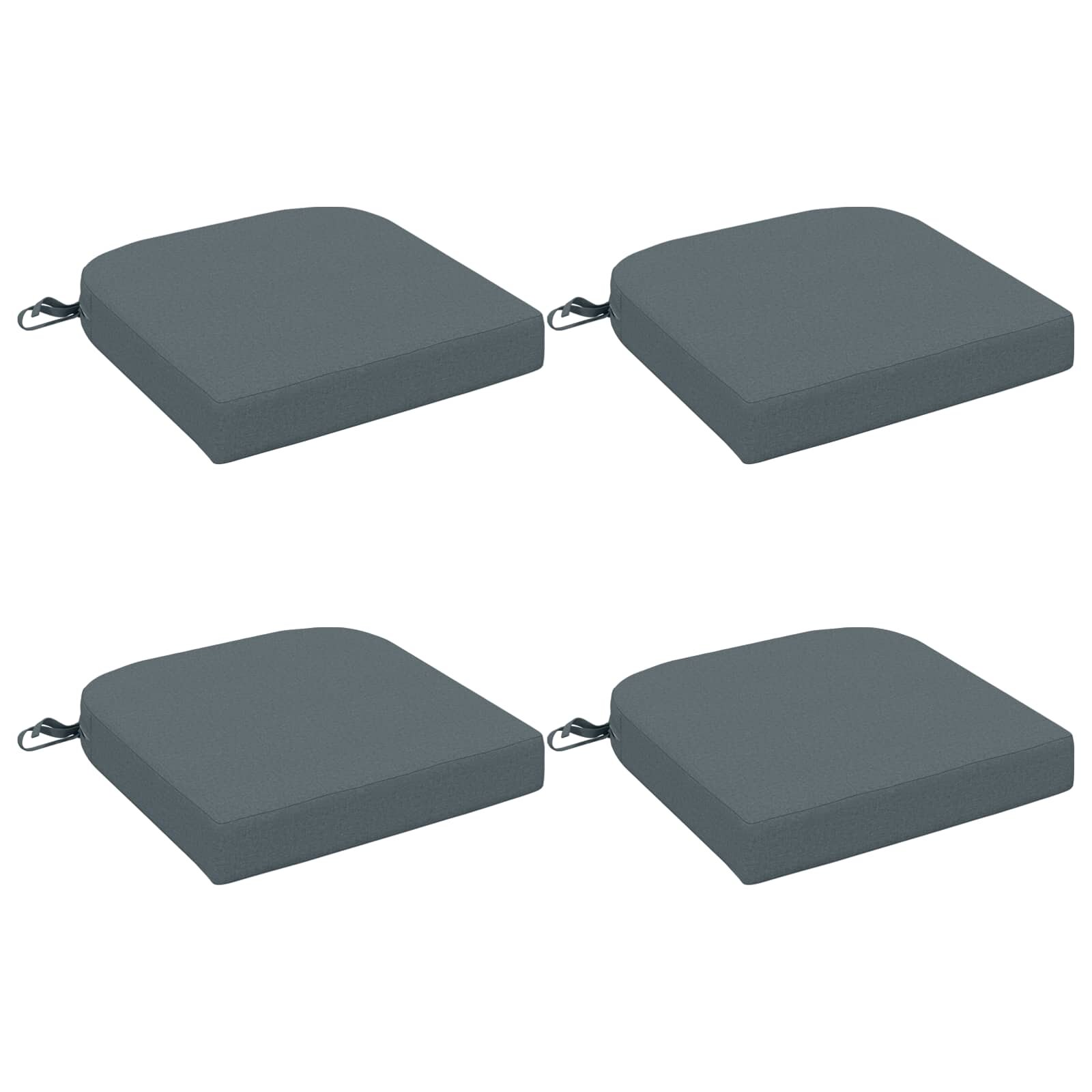 vidaXL Възглавници за седалки - 4 части SOEST 4 pcs 100% полиестер
